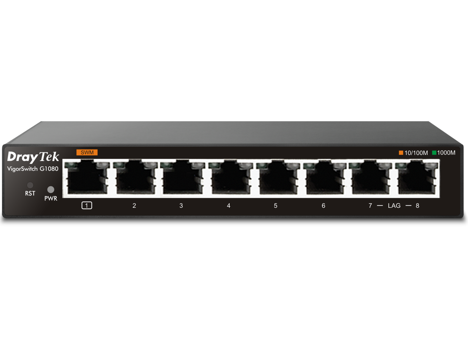 DrayTek VSG1080-K VigorSwitch G1080 8 Port Gigabit Smart Managed Desktop Switch