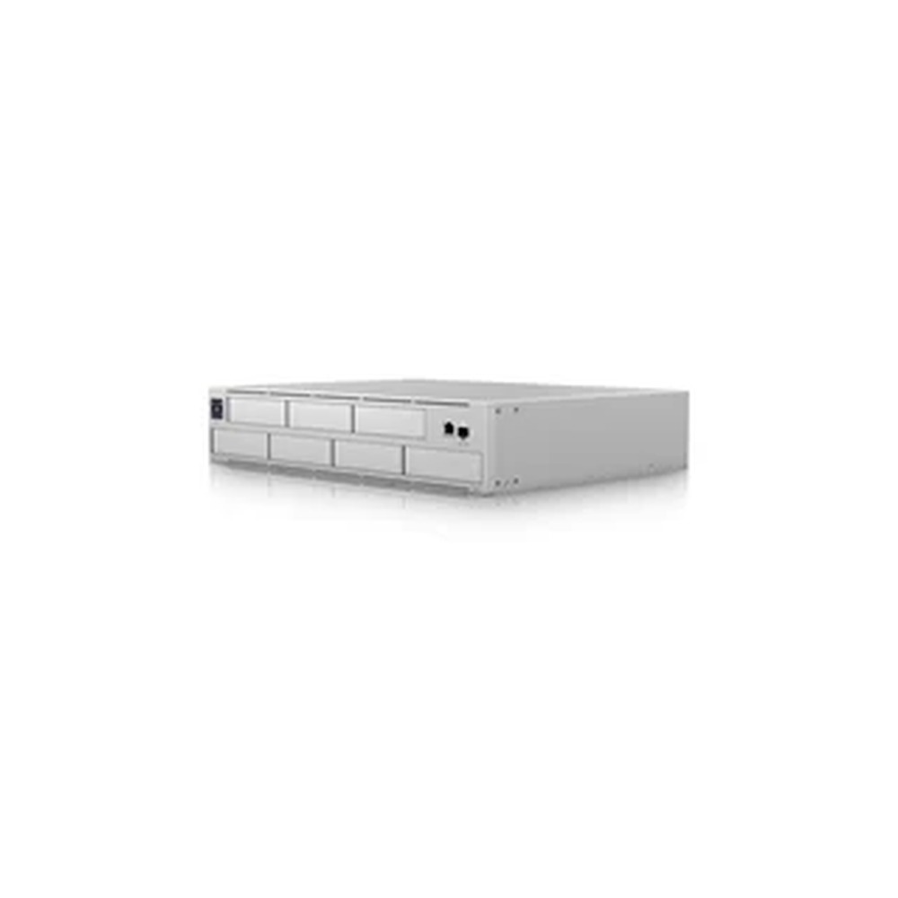 Ubiquiti UNVR-PRO UniFi Protect 7 Bay Network Video Recorder Pro, UniFi Protect Console, 7x 2.5/3.5 Inch Drive Bays, 10G SFP+ Port, Gigabit RJ45 Port, 2U Rack, 1.3 Inch Touchscreen