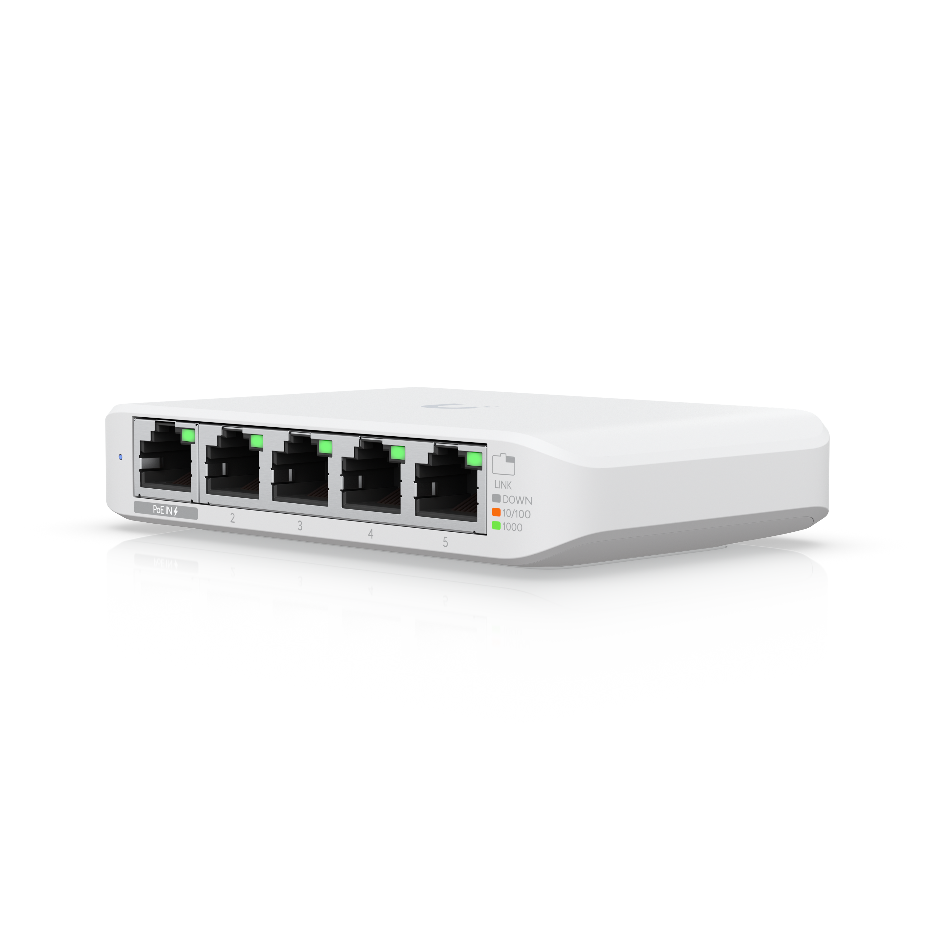 Ubiquiti USW-FLEX-MINI-3 UniFi USW Flex Mini 5 Port Smart Managed POE/USB C Powered Gigabit Network Switch (Triple Pack, No PSU)