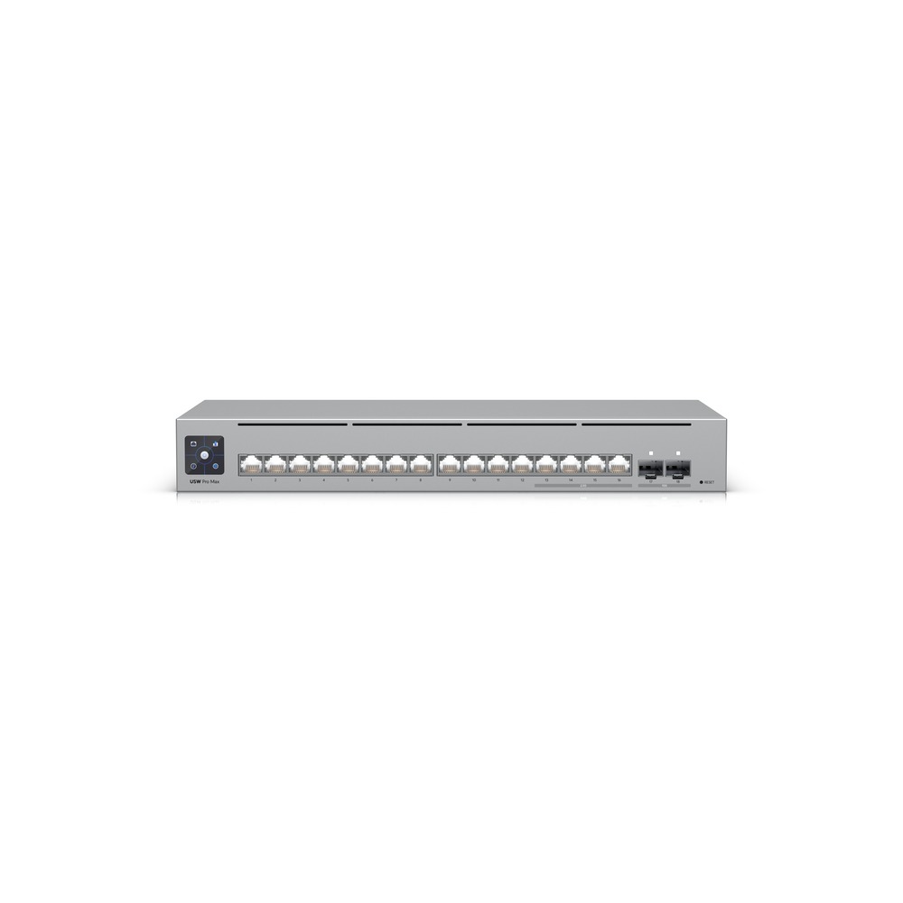 Ubiquiti USW-PRO-MAX-16 UniFi Pro Max 16 Port Gigabit Layer 3 Managed Non-POE Switch