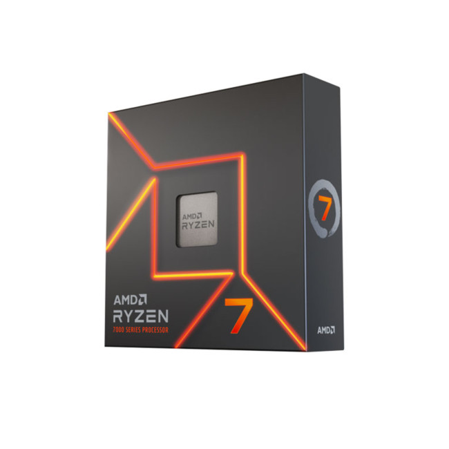 AMD Ryzen 7 7700X with Radeon Graphics, 8 Core Processor, 16 Threads, 4.5GHz up to 5.4GHz Boost, 40MB Cache, 105W, No Fan, Radeon Graphics