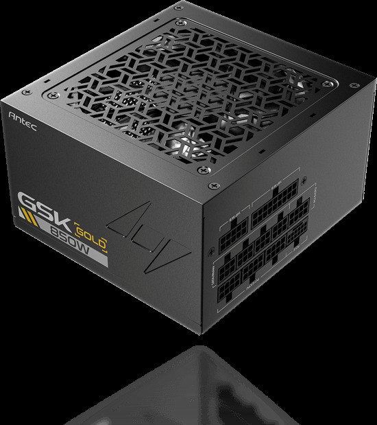 Antec GSK850 V2 850W Fully Modular ATX 3.1 Power Supply, 80 PLUS Gold, PCIe 5.1 Ready with 12V-2x6 Cable, Silent 120mm Fan, High-Performance PSU for Gaming PCs