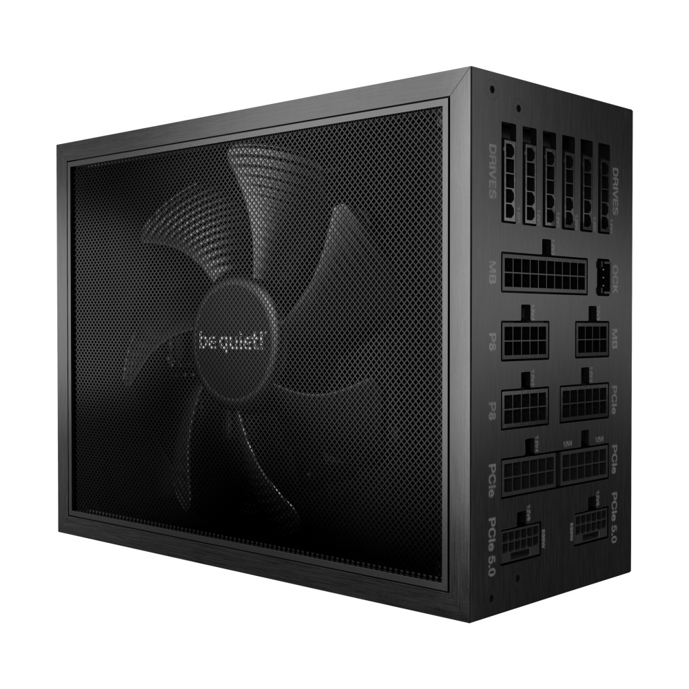 be quiet! Dark Power Pro 13 1600W PSU, 80 PLUS Titanium, ATX 3.1 PSU with full support for PCIe 5.1 GPUs and GPUs with 6+2 pin connectors, 10-year manufacturers warranty