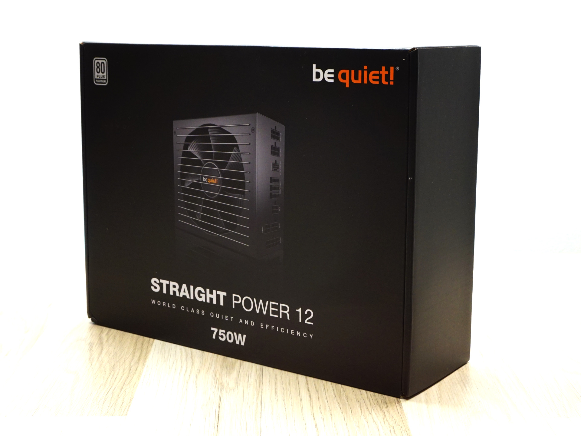 be quiet! Straight Power 12 750W PSU, 80 PLUS Platinum, Japanese Capacitors, Fully Modular, 10 Year Warranty