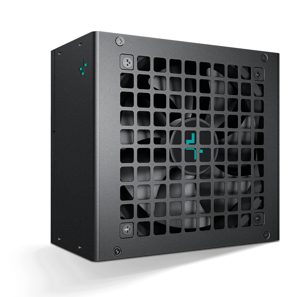 DeepCool PL650D 650W 80 Plus Bronze Power Supply with 120mm Hydro-Bearing Fan, ATX3.1 & PCIe 5.0 Support, Non-Modular Design PSU