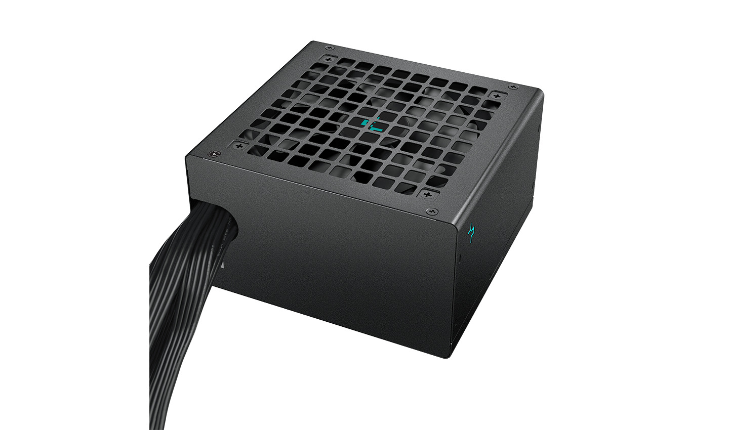 DeepCool PL750D 750W Power Supply, ATX12V V3.1, 80 PLUS Bronze, Non-Modular, 120mm Hydro Bearing Fan, 12VHPWR PCIe 5.0, 5-Year Warranty