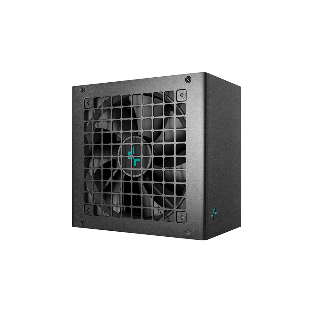 DeepCool PN850D 850W PSU, ATX 3.1, 120mm Silent High Performance Fan, 80 PLUS Gold, Non Modular, UK Plug, Flat Black Cables, Japanese Bulk Capacitors