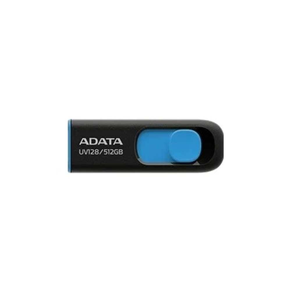 Adata UV128 512GB USB 3.2 Gen 1 Flash Drive, Black and Blue