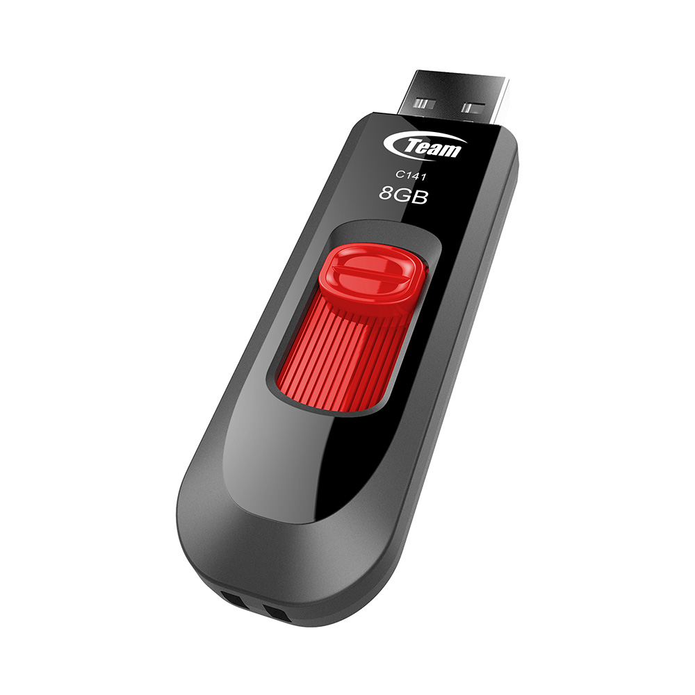 Team C141 8GB USB 2.0 Red USB Flash Drive