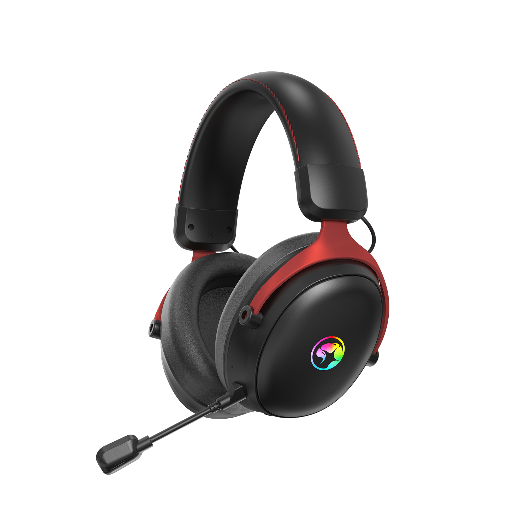 Marvo Scorpion HG9076W Tactic X Pro Wireless Bluetooth / USB-C RGB Gaming Headset (Black)