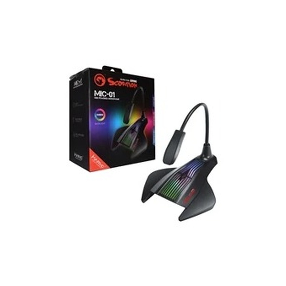 Marvo Scorpion MIC-01 RGB USB Powered Flexible Gaming and Streaming Microphone