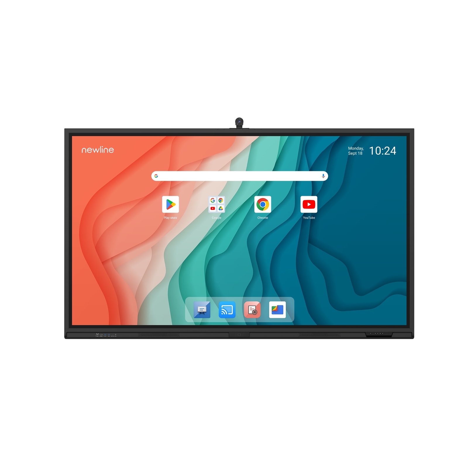 Newline TT-6523QCA+ 75" Elara Pro Android 13, Cast+,  Interactive Touch Screen with Camera