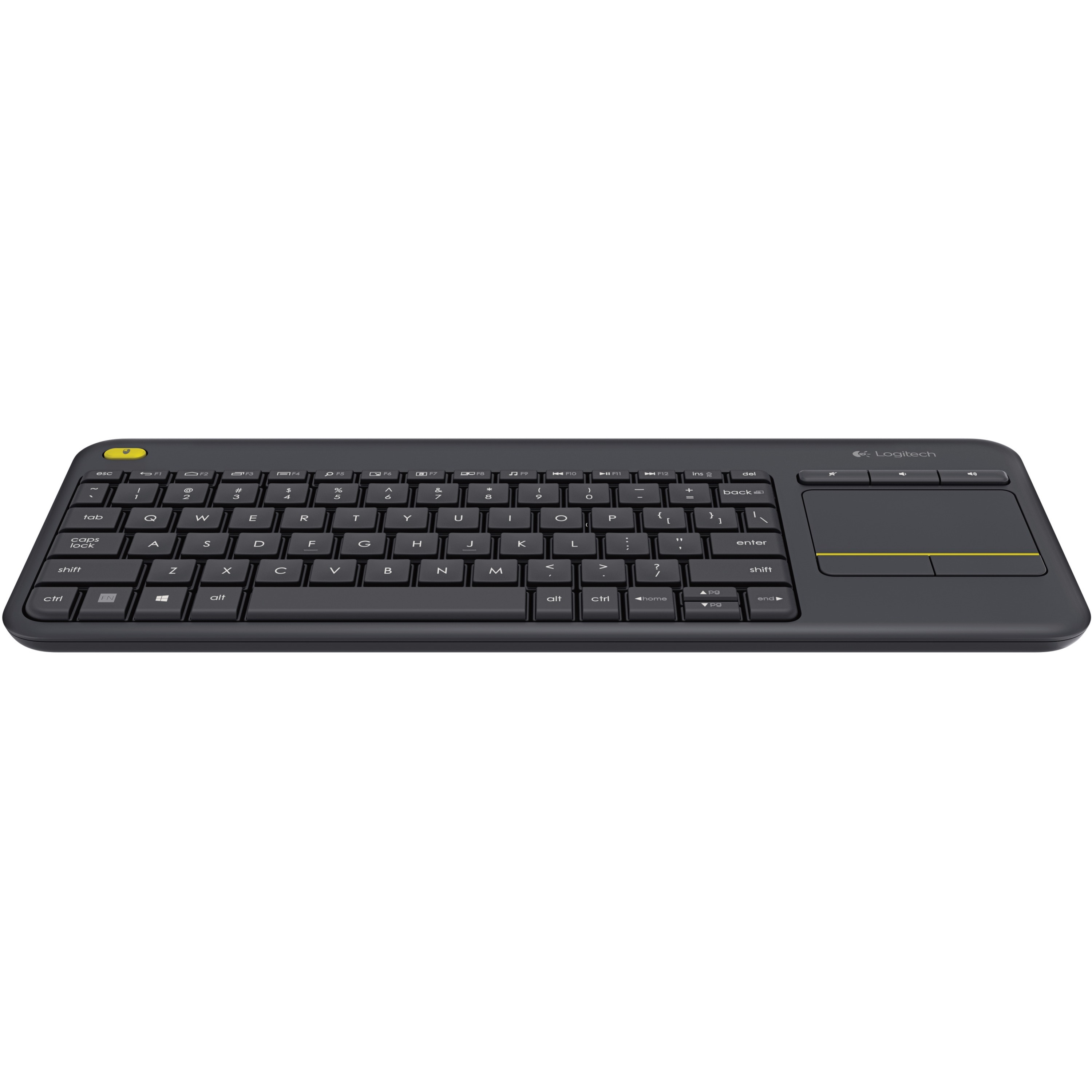 Logitech Wireless Touch Keyboard K400 Plus - Keyboard - wireless - 2.4 GHz - English