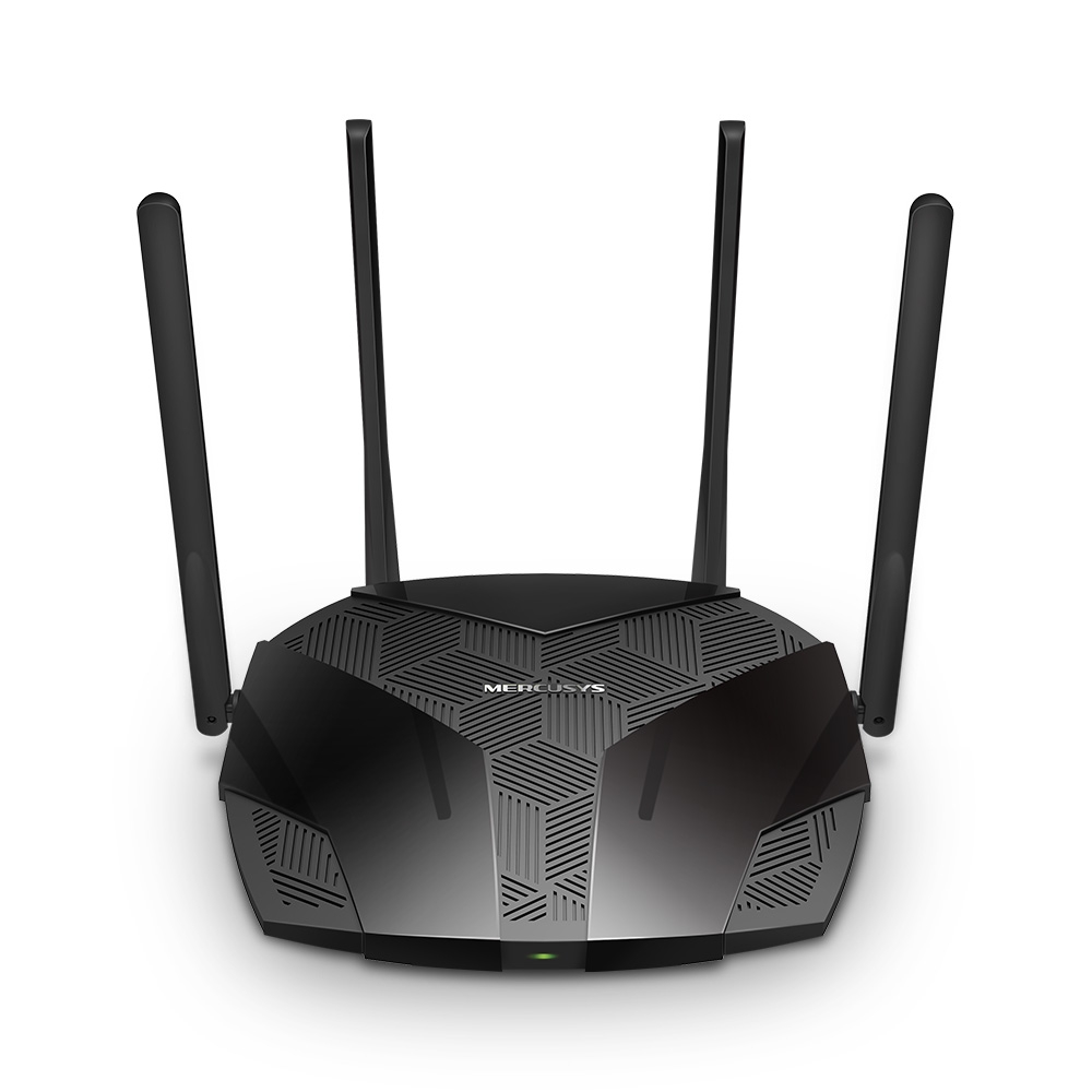 Mercusys MR80X V2 - Wireless router 3-port switch - 1GbE - Wi-Fi 6 - Dual Band