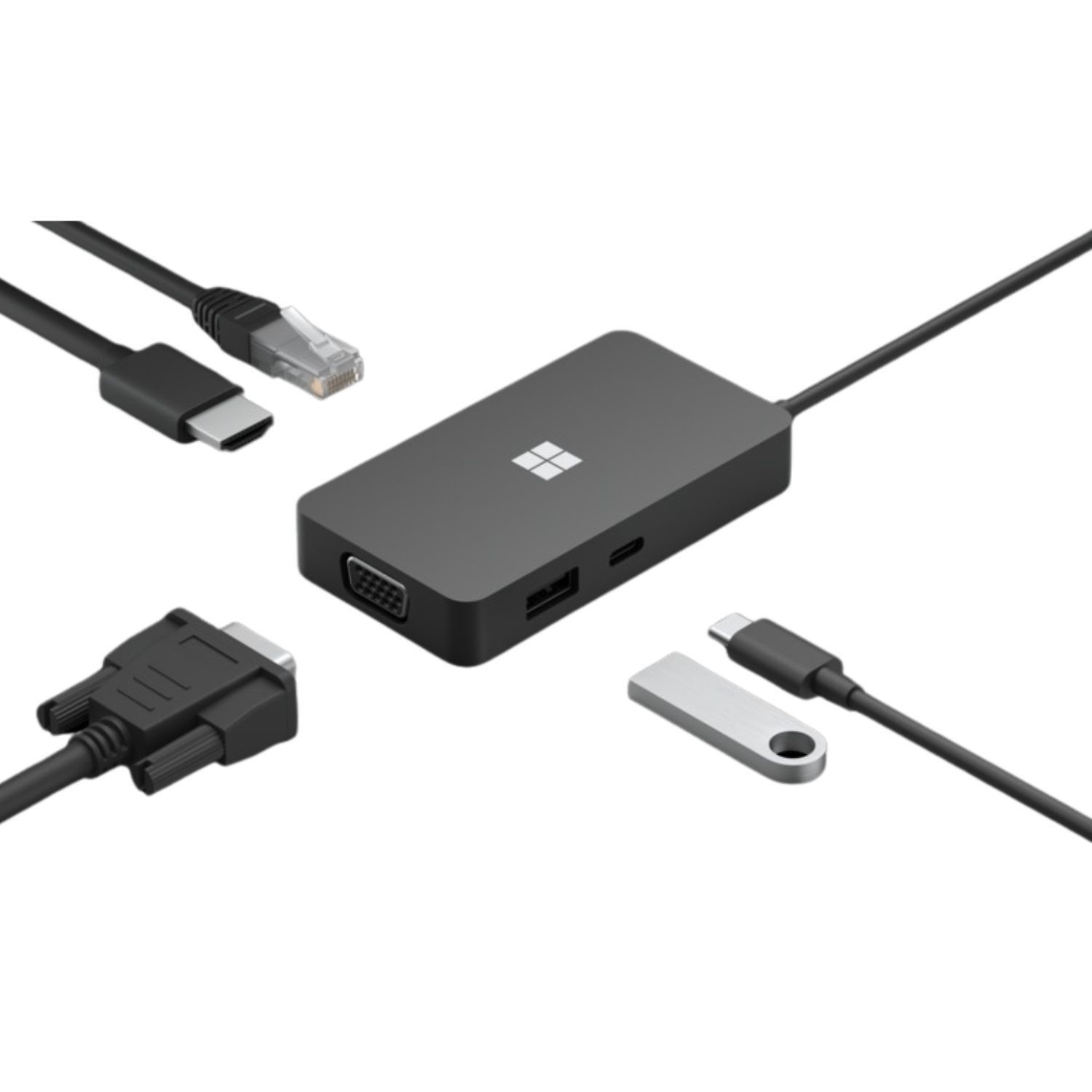 SURFACE USB-C TRAVEL HUB - BLK .