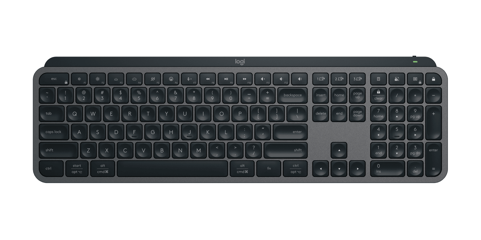 MX KEYS FOR BUSINESS - GRAPHITE - US INT.L - INTNL