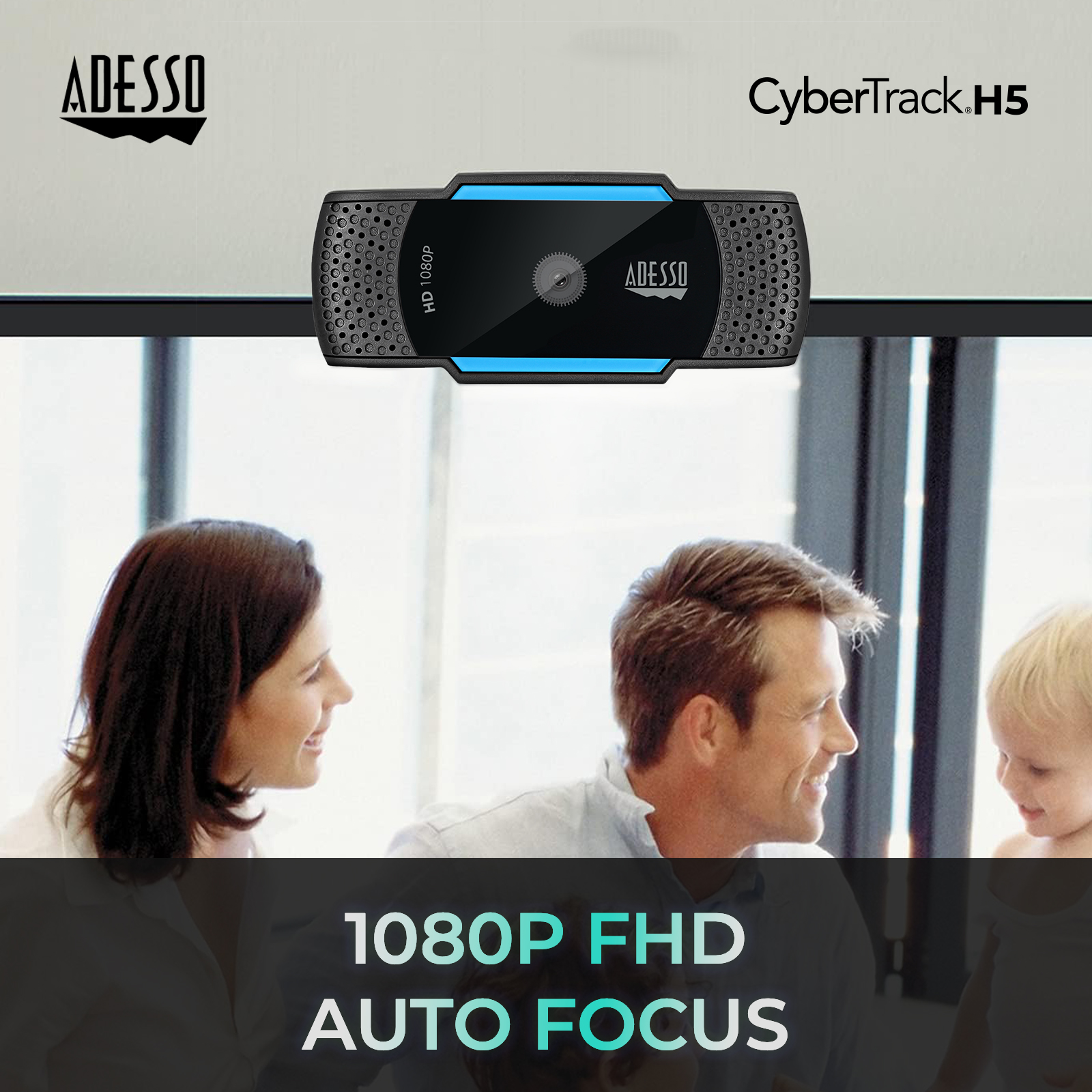 1080P 2.1MP H.264 AUTO FOCUS WCAM BUILD IN DUAL CYBERTRACK H5