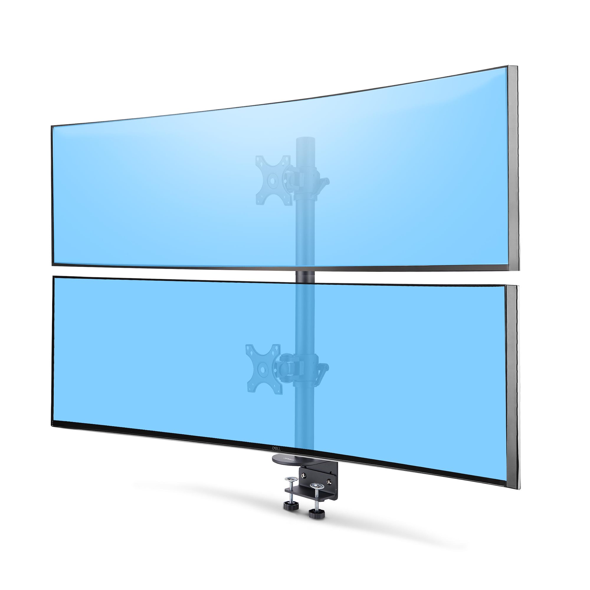 Startech DUAL MONITOR VERTICAL MOUNT - C-CLAMP DUAL VESA 16:9/32:9