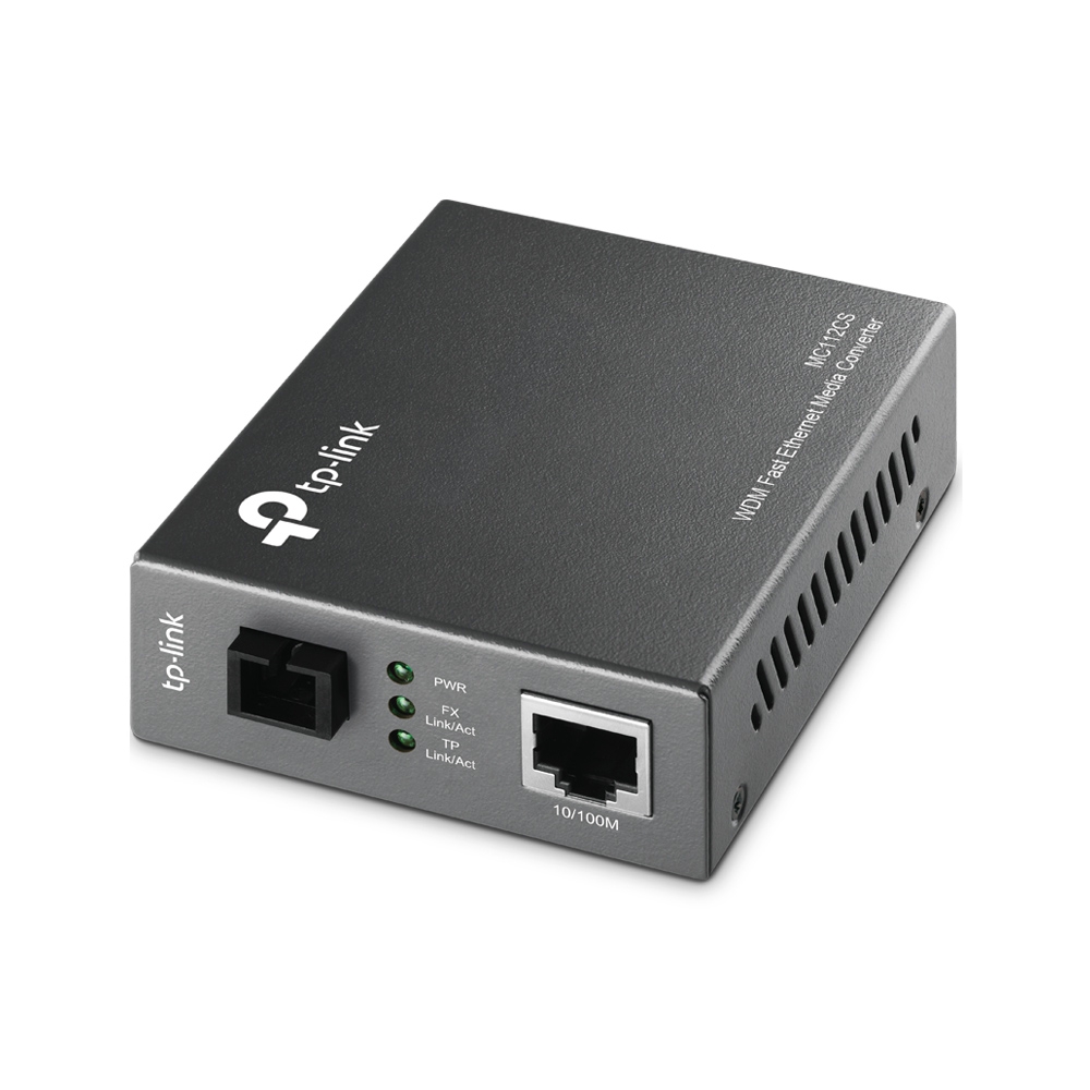 TP-Link MC112CS RJ45 to single-mode SC fiber Converter
