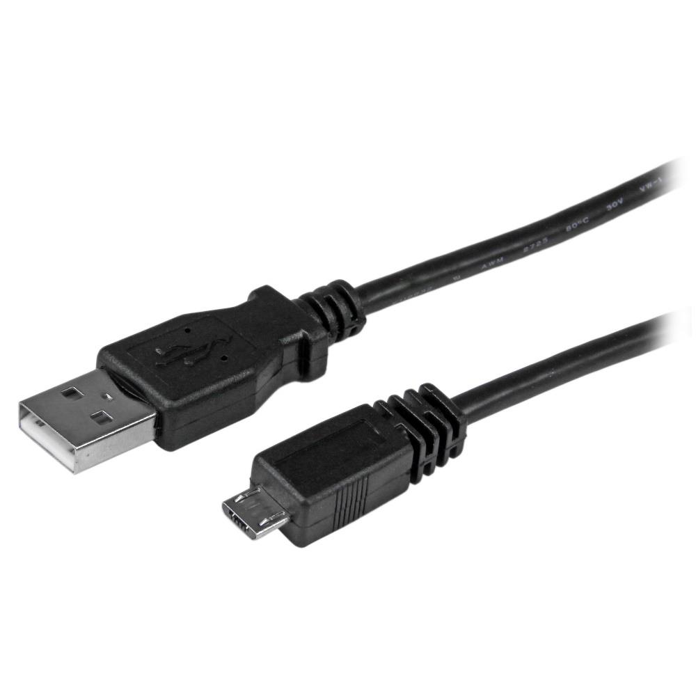 StarTech 2m Micro USB Cable A to Micro B Micro USB Cable - USB cable - USB (M) to Micro-USB Type B (M) - USB 2.0 - 2 m - black