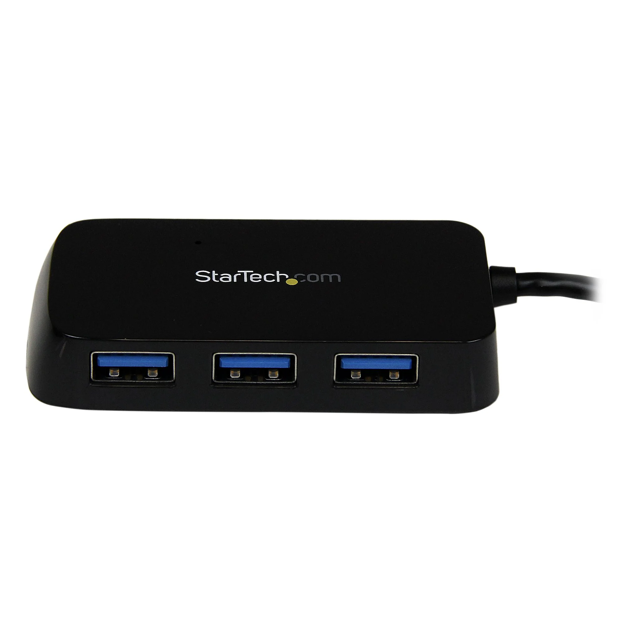 Startech 4-Port USB 3.0 SuperSpeed Hub - Portable Mini Multiport USB Travel Dock - USB Extender Black for Business PC/Mac, laptops (ST4300MINU3B) - Hub - 4 x SuperSpeed USB 3.0 - desktop - for P/N: FCREADMICRO3, MSDREADU3CA, USB3S2ESATA3