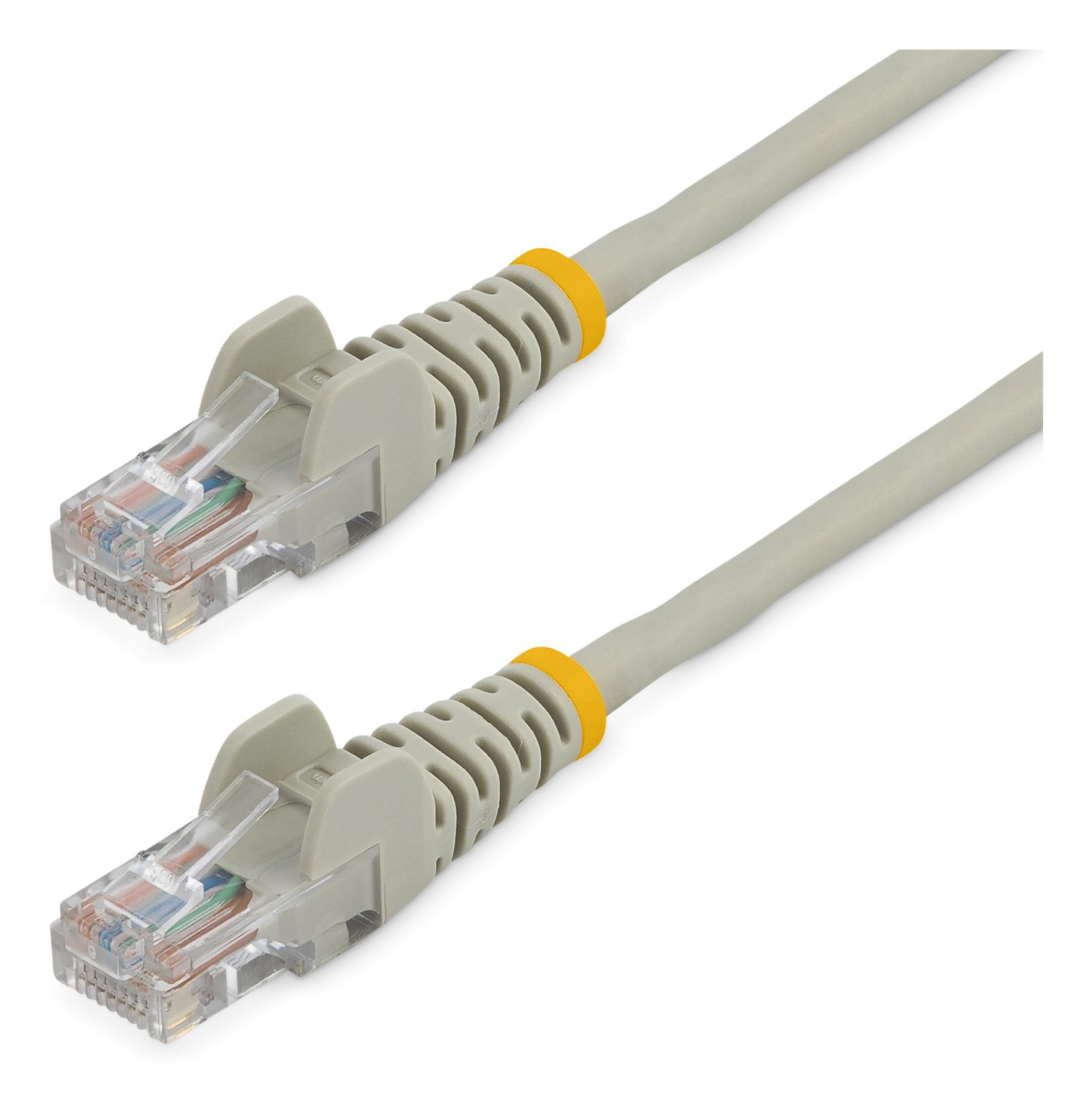 Startech 15m Gray Cat5e / Cat 5 Snagless Patch Cable - Patch cable - RJ-45 (M) to RJ-45 (M) - 15 m - UTP - CAT 5e - molded, snagless - grey