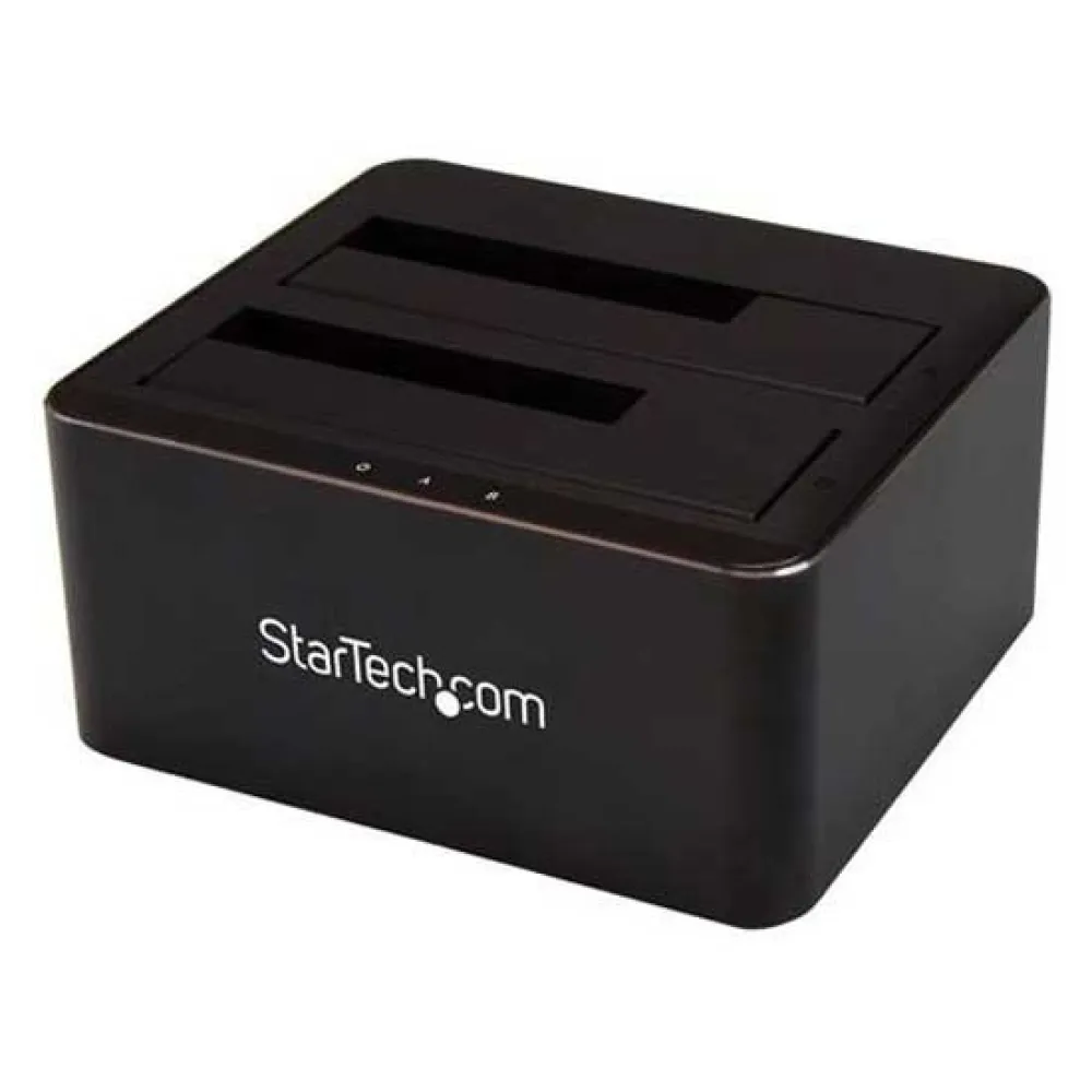 Startech Dual-Bay USB 3.0 to SATA Hard Drive Docking Station, USB Hard Drive Dock, External 2.53.5 SATA IIIIII, SSDHDD Docking Station, Hot-Swap Hard Drive Bay - Top-Loading - Storage controller - 2.5", 3.5" - SATA 6Gb/s - USB 3.0 - black - for P/N: SVA12