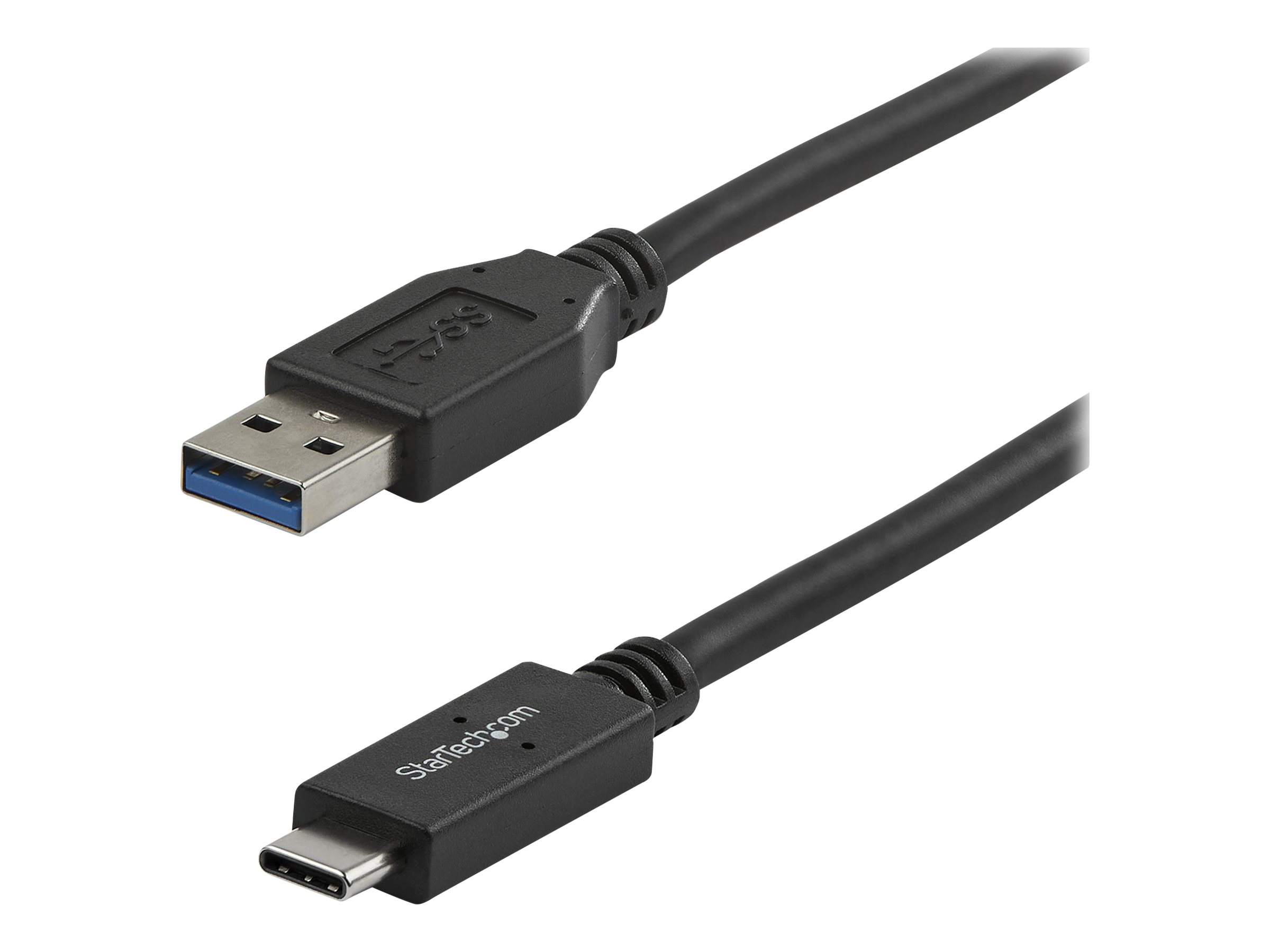 StarTech 3 ft 1m USB to USB C Cable - USB 3.1 10Gpbs - USB-IF Certified (USB31AC1M) - USB cable - USB-C (M) to USB Type A (M) - USB 3.1 - 1 m - black - for P/N: DKM30CHDPD, DKM30CHDPDUE, HB31C2A2CME, HB31C3A1CME, PEXUSB312A1C1H, PEXUSB312A2C2V