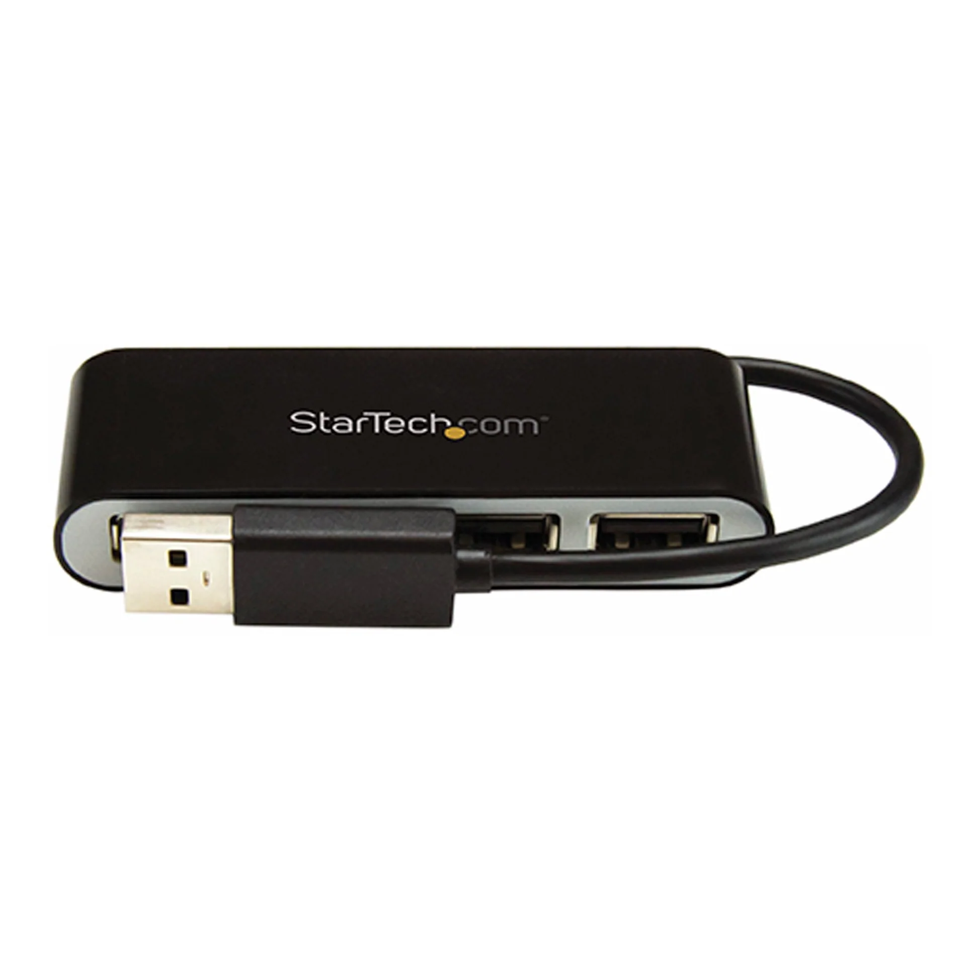 Startech 4 Port USB 2.0 Hub - USB Bus Powered - Portable Multi Port USB 2.0 Splitter and Expander Hub - Small Travel USB Hub (ST4200MINI2) - Hub - 4 x USB 2.0 - desktop