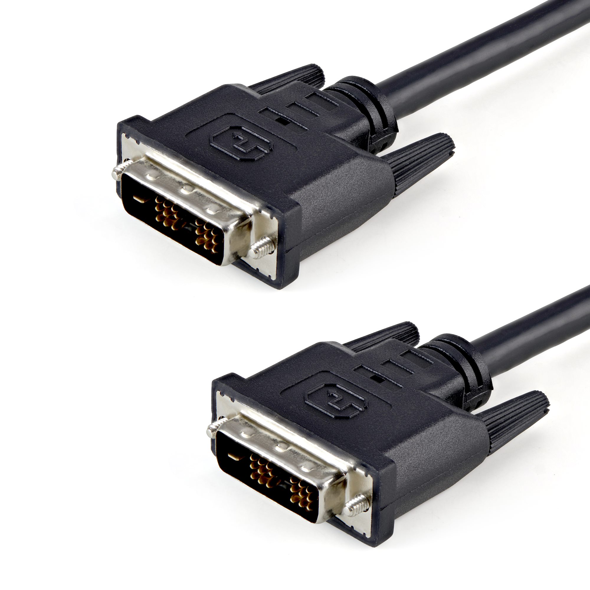 StarTech 2m DVID Single Link Cable M/M - DVI cable - single link - DVI-D (M) to DVI-D (M) - 2 m - molded, thumbscrews - black