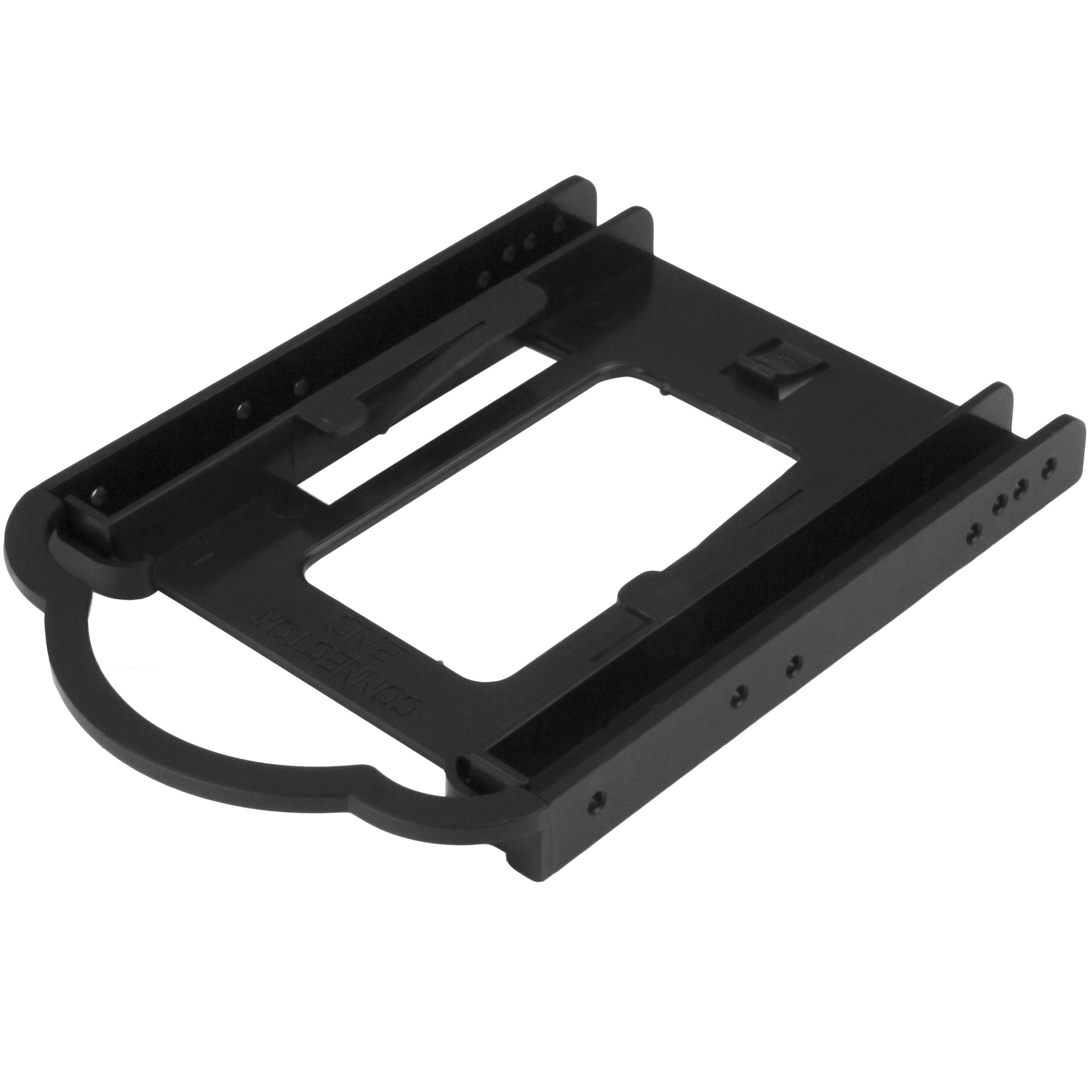 Startech 2.5" HDD / SDD Mounting Bracket for 3.5" Drive Bay - Tool-less Installation - 2.5 Inch SSD HDD Adapter Bracket (BRACKET125PT) - Storage bay adapter - 3.5" to 2.5" - black - for P/N: M2E4SFF8643, PEX4SFF8643, U2M2E125