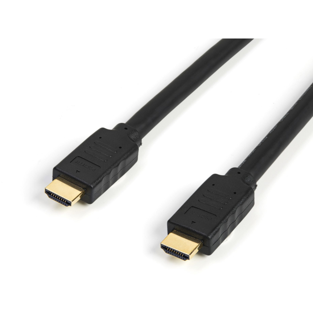 Startech 5m (15 ft) Active High Speed HDMI Cable - Ultra HD 4k x 2k HDMI Cable - HDMI to HDMI M/M - 1080p - Audio Video Gold-Plated (HDMM5MA) - HDMI cable - HDMI male to HDMI male - 5 m - double shielded - black