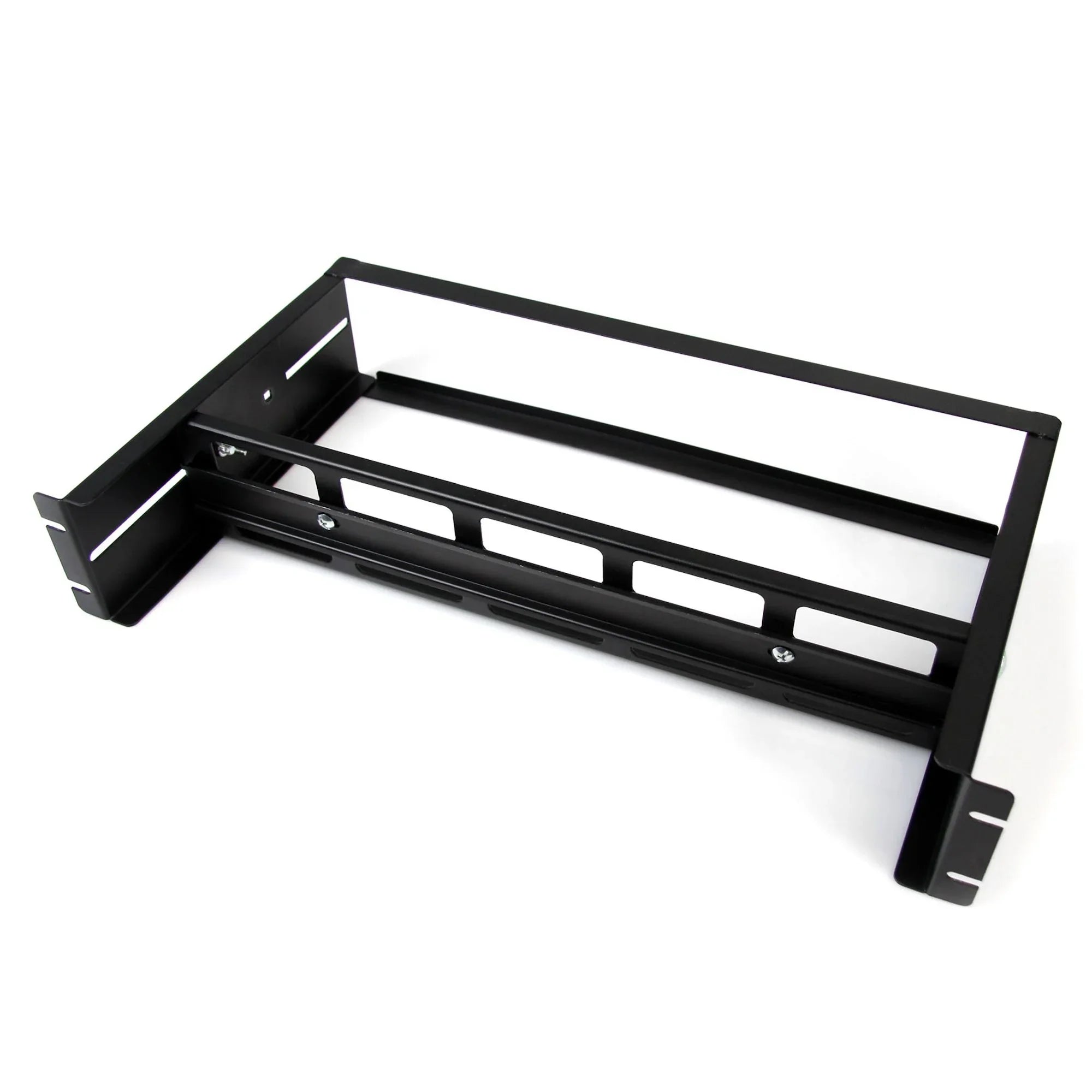Startech 2U DIN Rail Kit for Standard 19" Rack - Adjustable Depth Rackmount DIN Rail with Top Hat, Mini, G Rails (ADJDINKIT) - Rack rail kit - black - 2U - 19" - for P/N: RK12OD2, RK2537BKM, RK3236BKF, RK4236BKB, RK4242BK24, RK4242BK30, RK4OD, RKQMCAB12V2