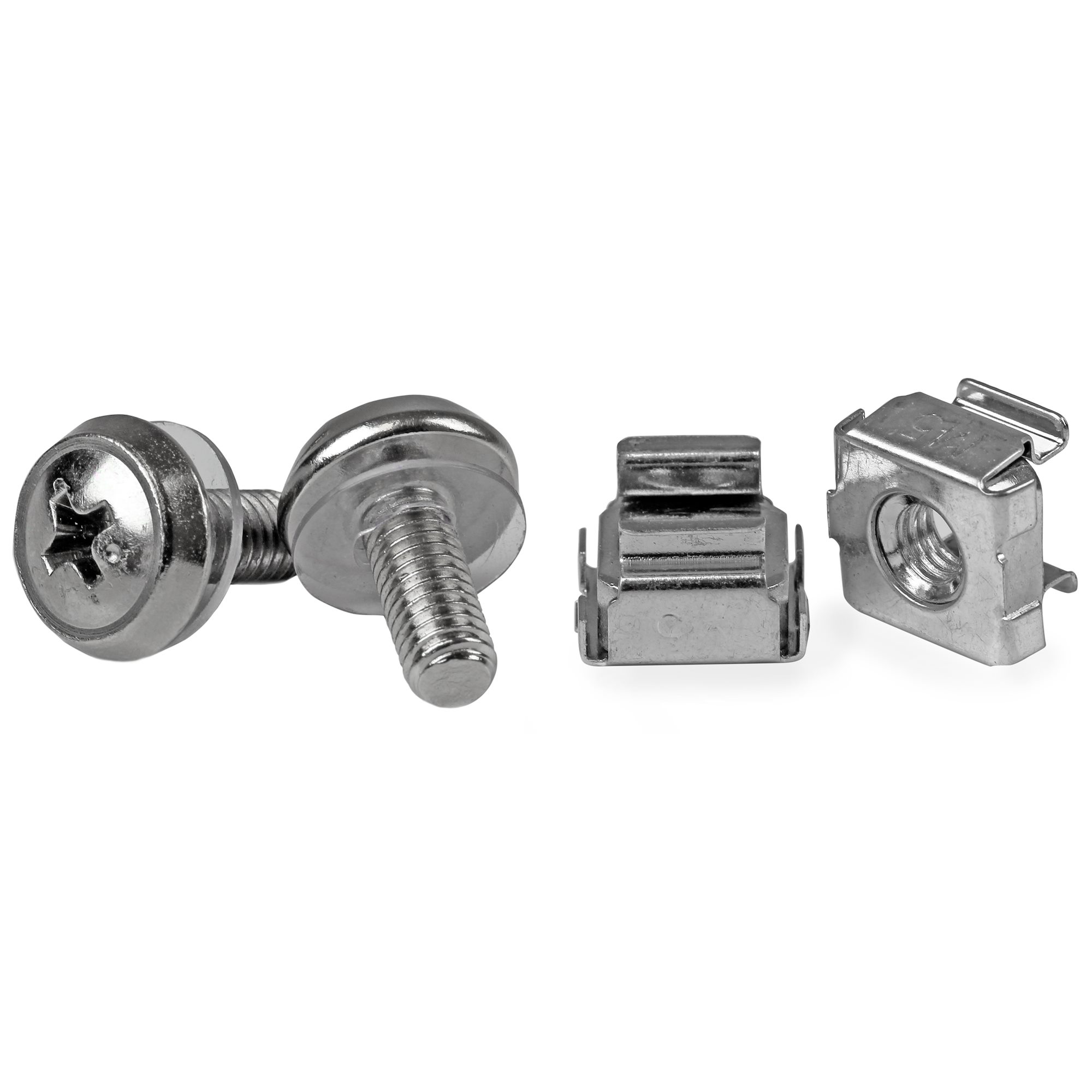 Startech M5 Mounting Screws and Cage Nuts for Server Rack Cabinet - Pack of 50 Server Rack Screws (CABSCREWM5) - Rack screws and nuts (pack of 50) - for P/N: RACK-21U-20-WALL-OA, RACK-24U-20-WALL-OA, RK12OD2, SHELF-2U-20-CENTER-V