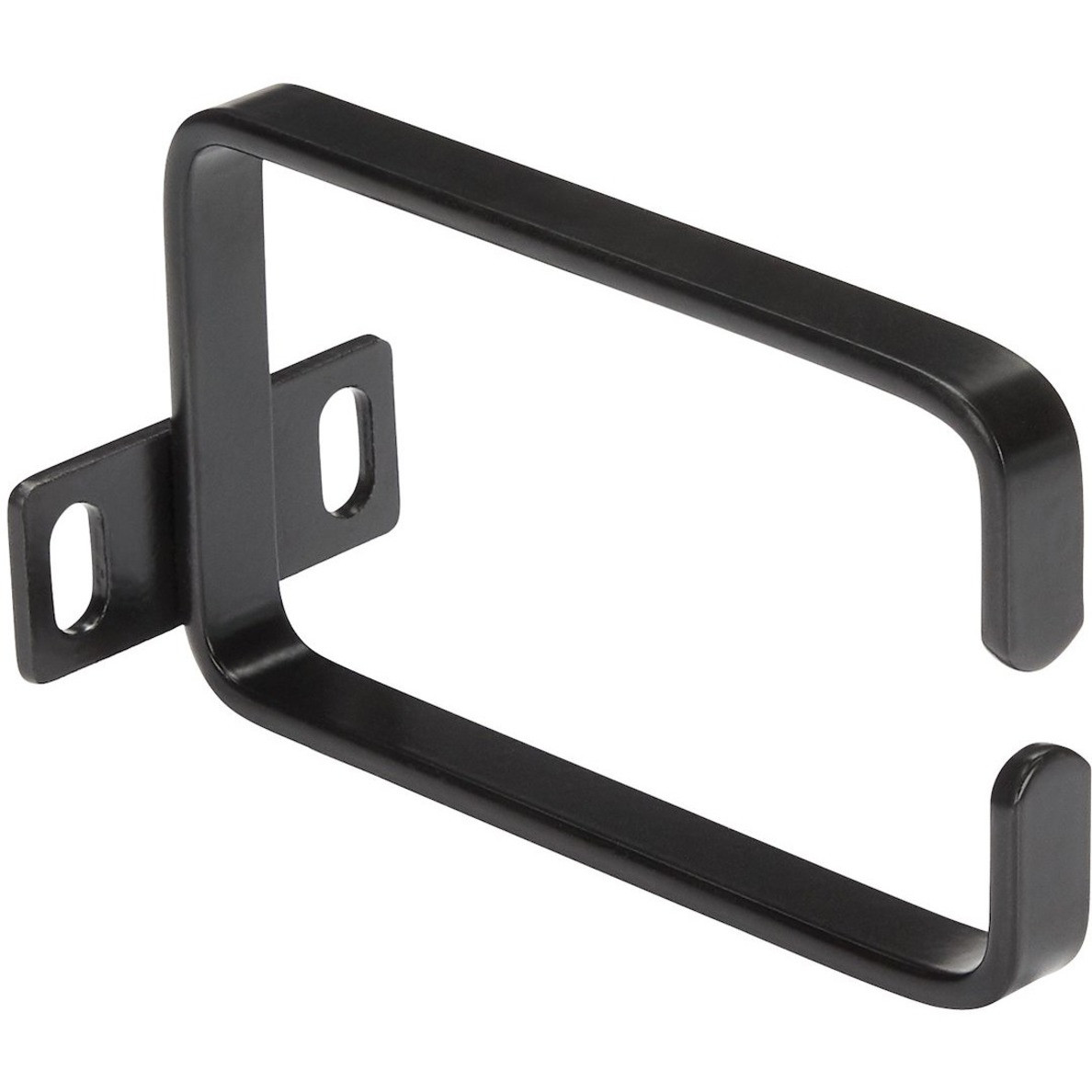 Startech 1U Vertical 2.2 x 3.9in Server Rack Cable Management D-Ring Hook w/ Flexible Opening - Network Rack-Mount Cord Organizer Ring (CMHOOK1U) - Cable management ring - black - 1U - for P/N: RACK-18U-20-WALL-OA, RACK-21U-20-WALL-OA, RACK-24U-20-WALL-OA