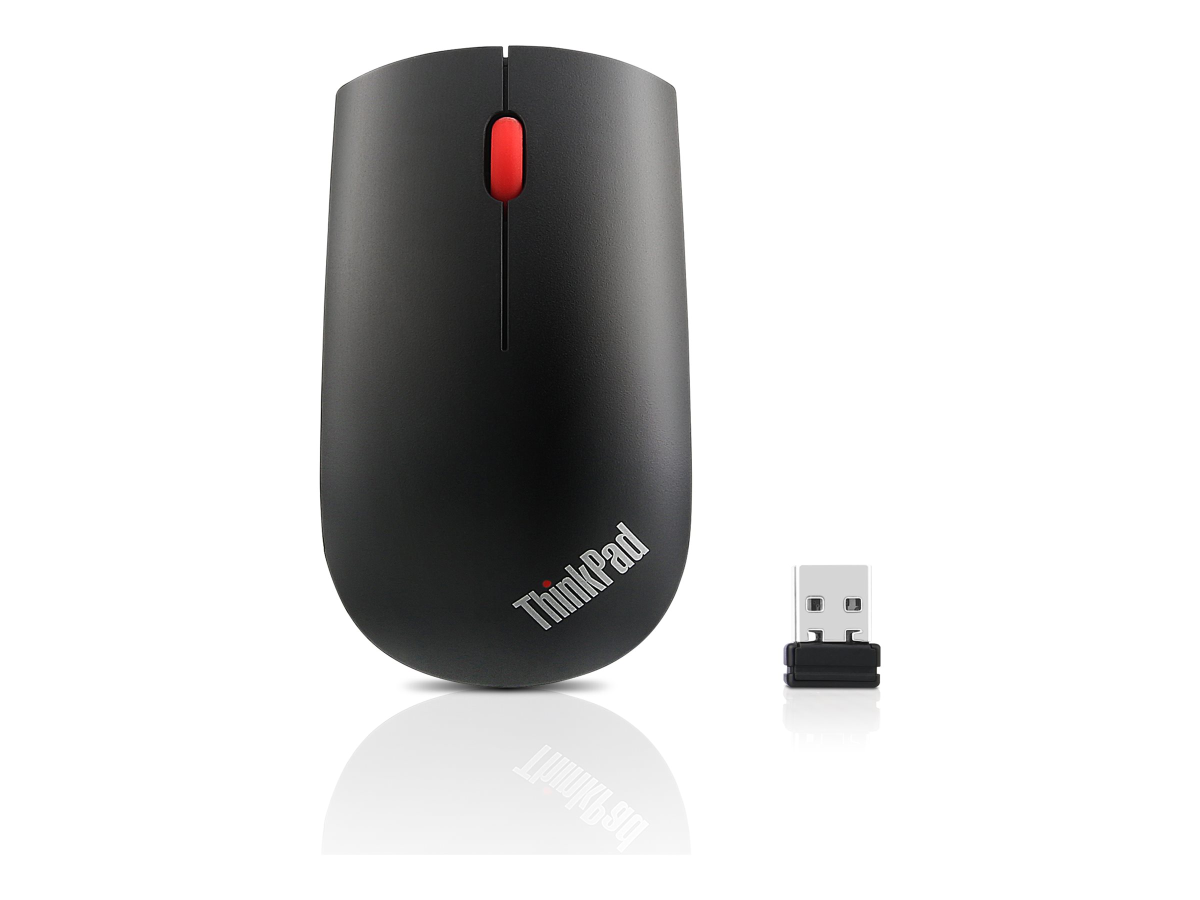 Lenovo ThinkPad Essential Wireless Mouse - Mouse - optical - 3 buttons - wireless - 2.4 GHz - USB wireless receiver - Campus