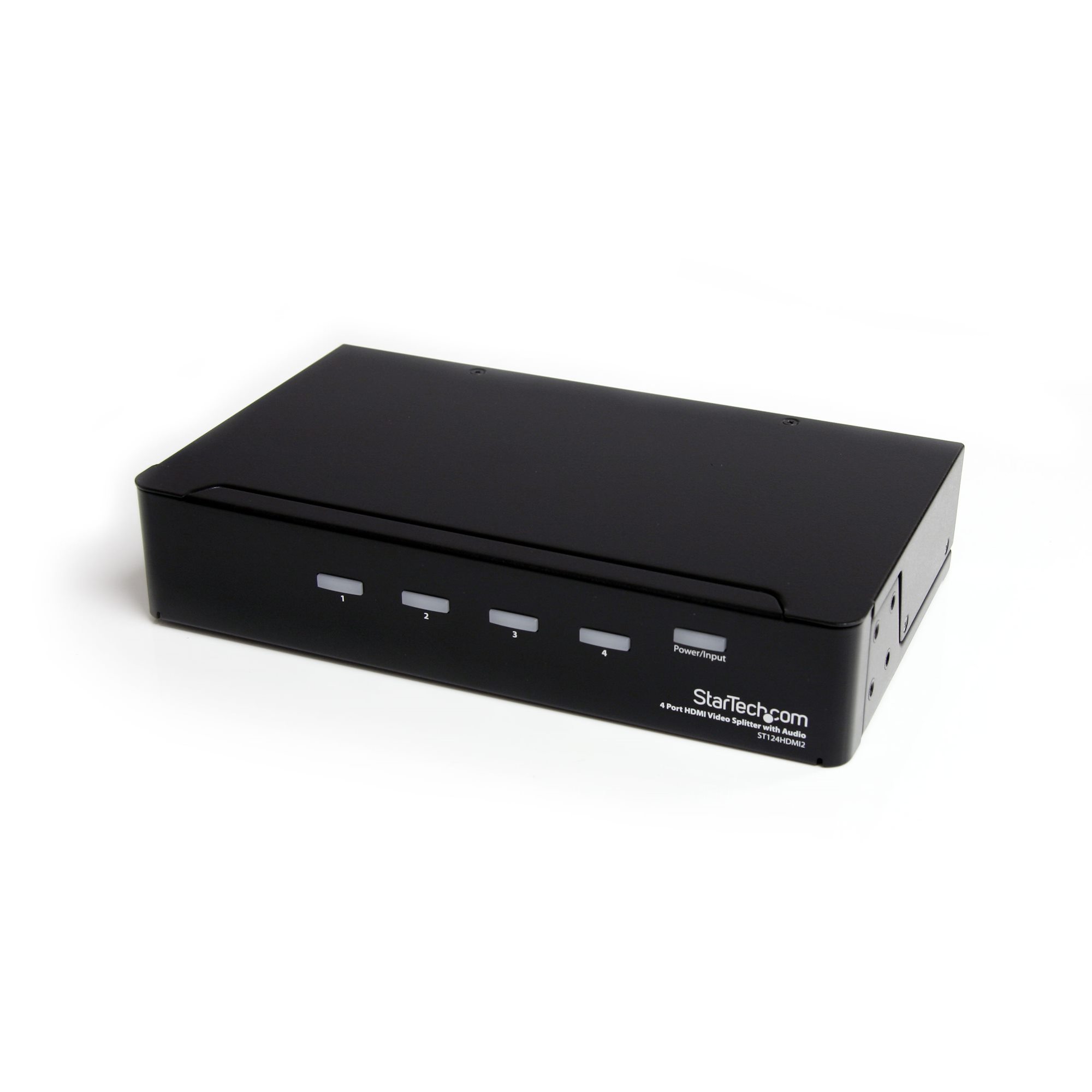 Startech HDMI Splitter 1 In 4 Out - 1080p - 4 Port -Mounting Brackets - 1.3 Audio - HDMI Multi Port - HDMI Audio Splitter (ST124HDMI2) - Video splitter - 4 x HDMI + 4 x audio - desktop - for P/N: SVA12M2NEUA, SVA12M5NA