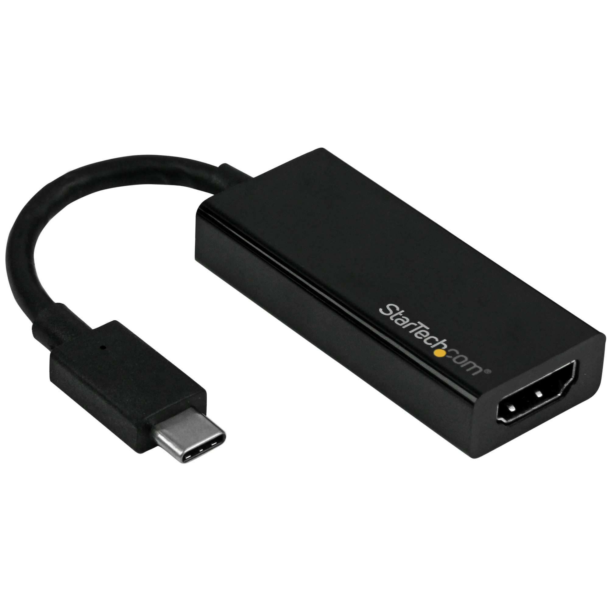 StarTech USB-C to HDMI Adapter - USB Type-C to HDMI Converter - 4K 60Hz - External video adapter - USB-C - HDMI - black - for P/N: TB3DK2DPM2, TB3DOCK2DPPD, TB3DOCK2DPPU, TB4CDOCK