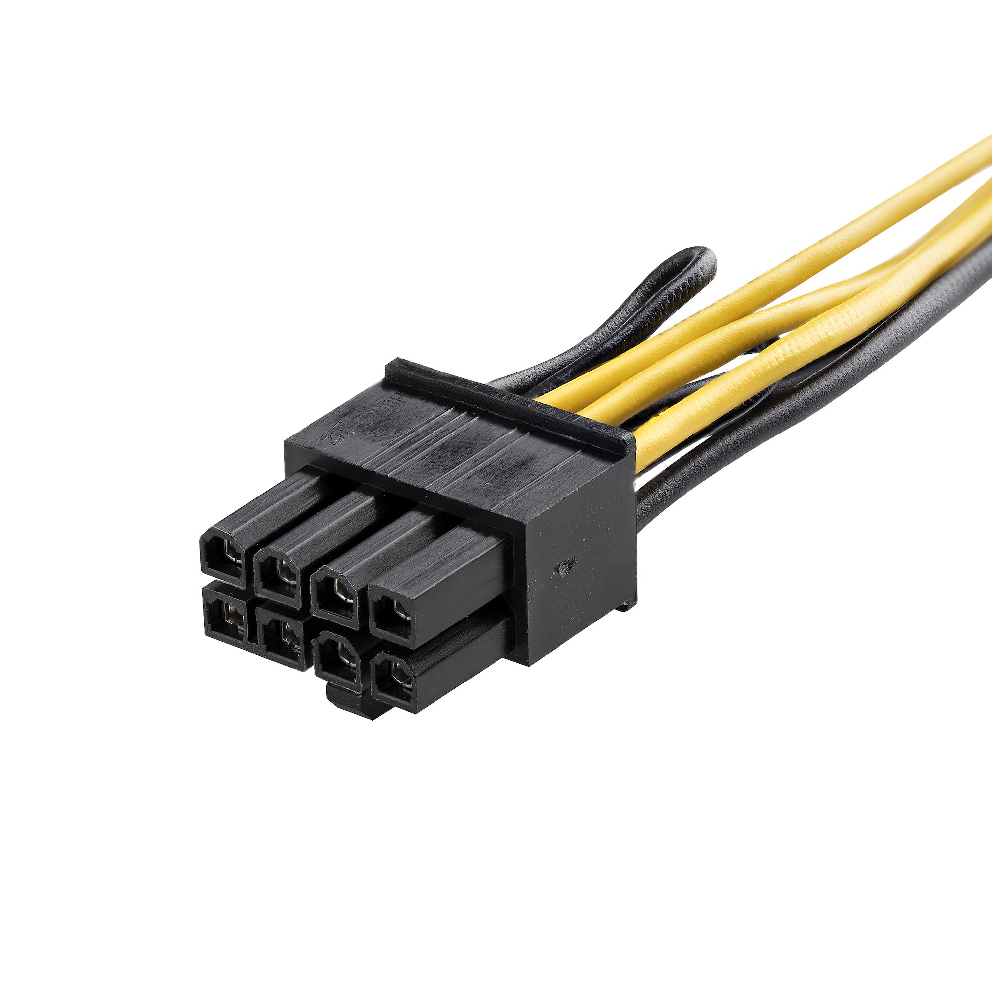 StarTech PCI Express 6 pin to 8 pin Power Adapter Cable - Power adapter - 6 pin PCIe power (F) to 8 pin PCIe power (M) - 15.5 cm - yellow - for P/N: ATX2POWER430, ATX2POWER530