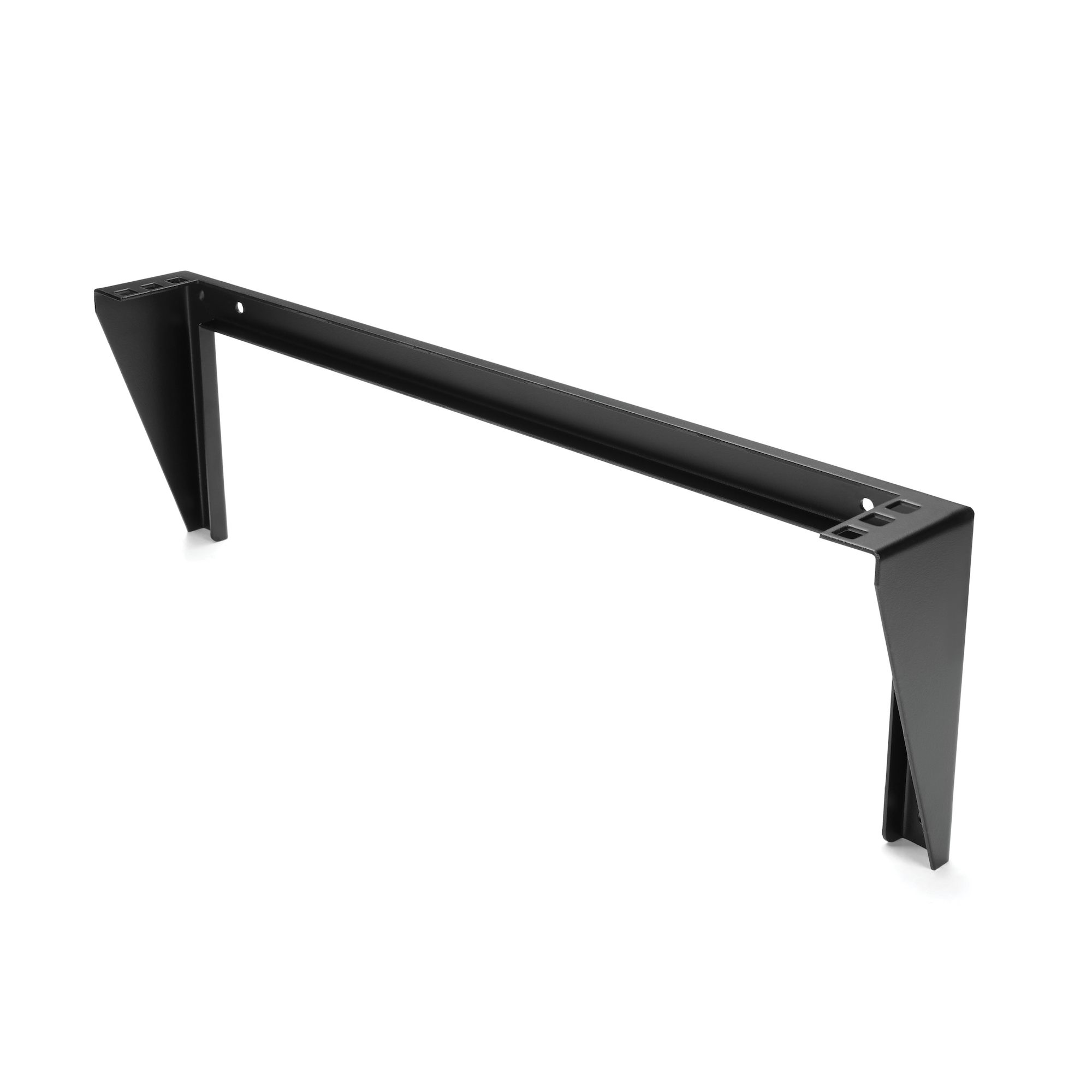 Startech 1U Wall Mount Patch Panel Bracket - 19 in - Steel - Vertical Mounting Bracket for Networking and Data Equipment (RK119WALLV) - Mounting bracket - wall mountable - black - 1U - 19" - for P/N: SV831DUSBUK