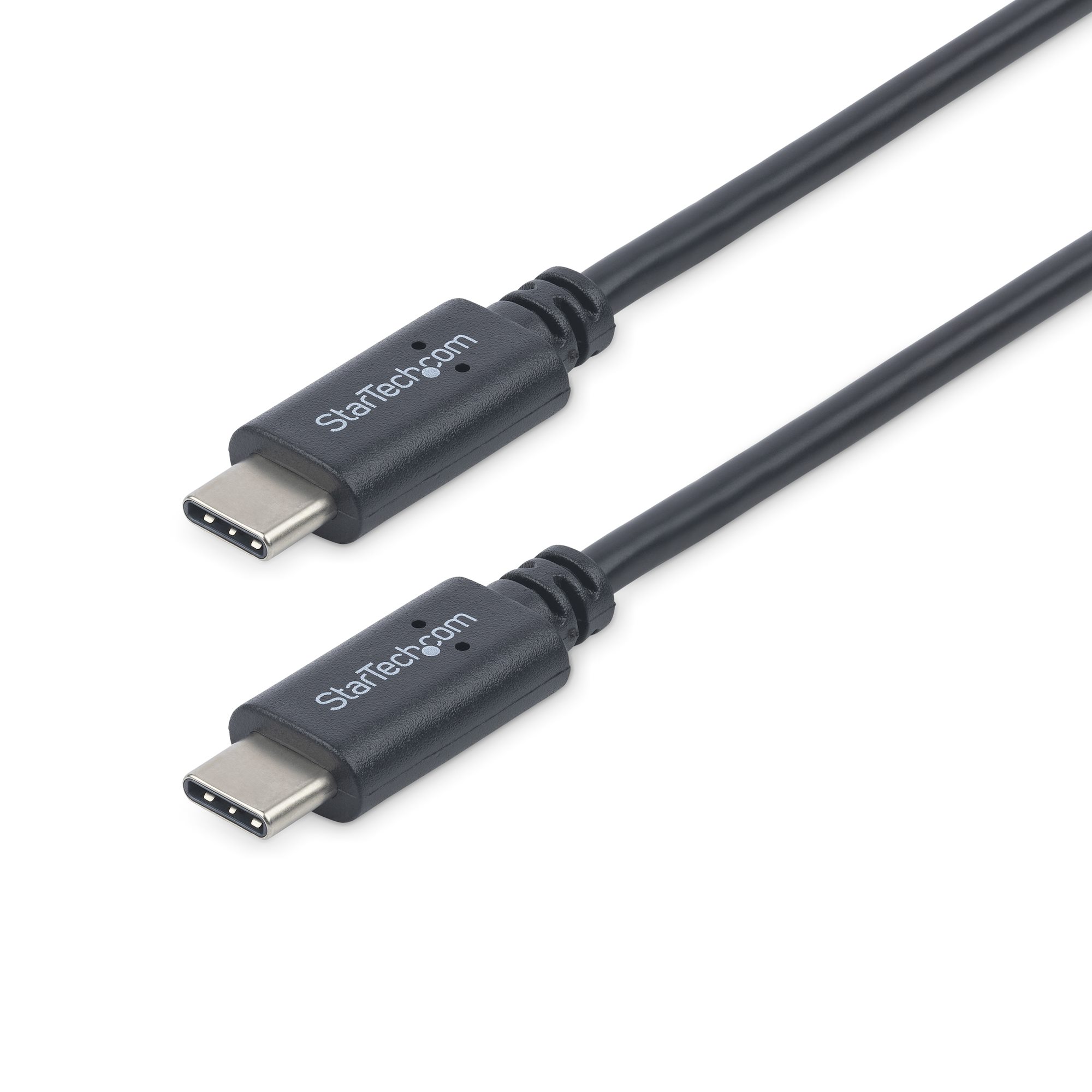 StarTech 2m 6 ft USB C Cable - M/M - USB 2.0 - USB-IF Certified - USB-C Charging Cable - USB 2.0 Type C Cable (USB2CC2M) - USB cable - USB-C (M) to USB-C (M) - Thunderbolt 3 / USB 2.0 - 2 m - black - for P/N: DKT30CHD, HB30C1A1CPD, HB30C3A1CFBW