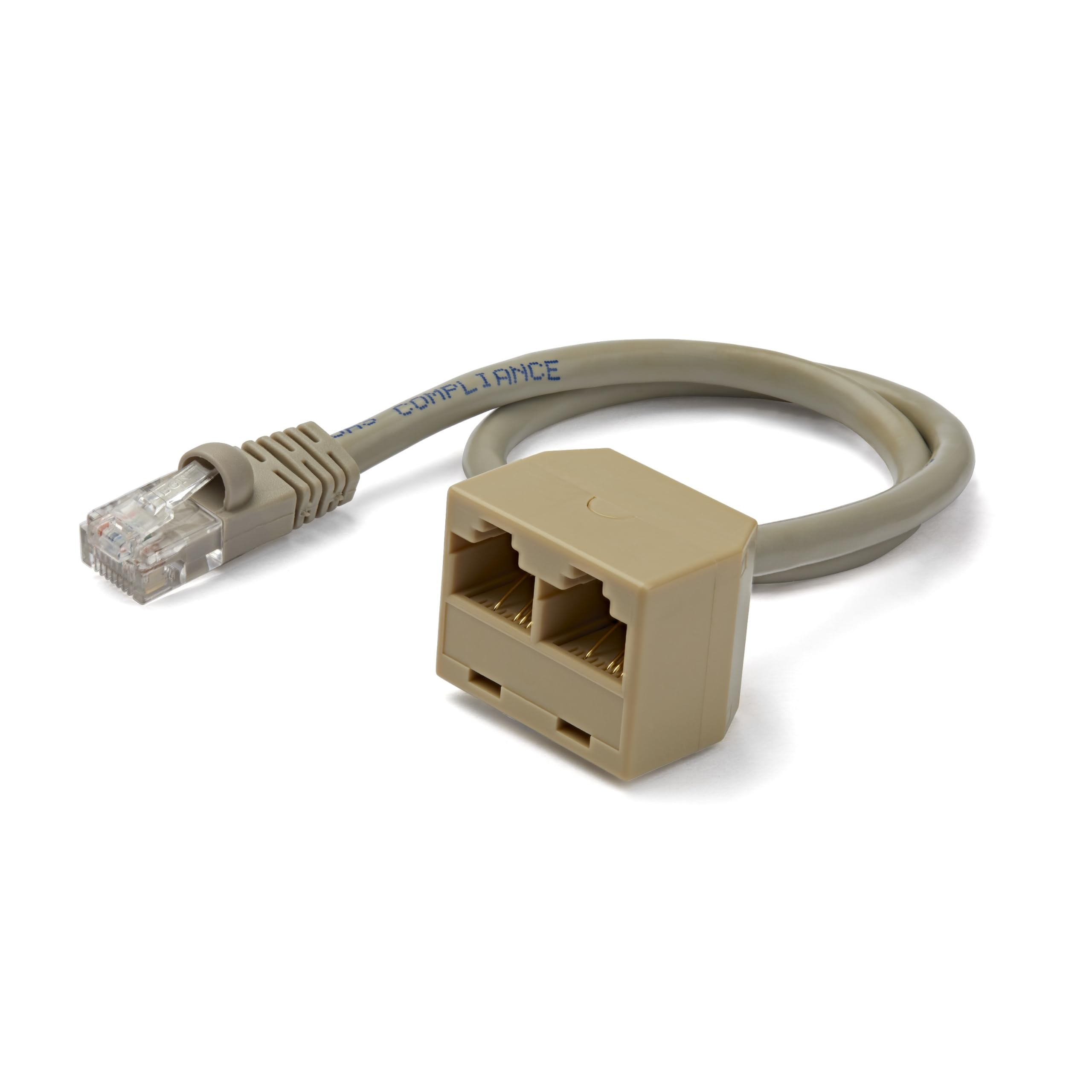 Startech 2-to-1 RJ45 10/100 Mbps Splitter/Combiner - One adapter required at each end of the connection - Network splitter - RJ-45 (M) to RJ-45 (F)