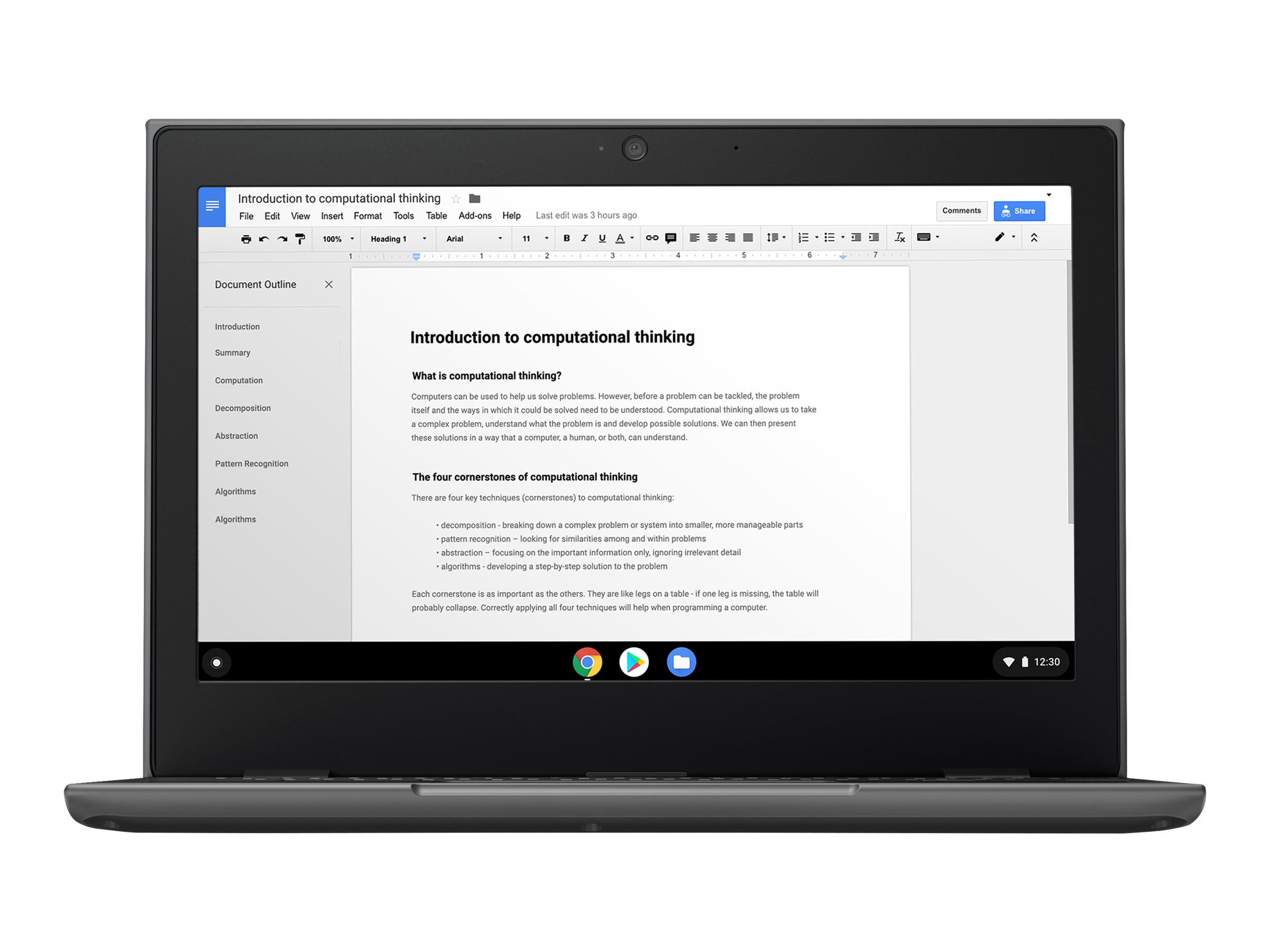 Lenovo - Notebook sleeve - 12" - Campus - for 100e Chromebook (2nd Gen) MTK.2, 100e Chromebook Gen 3, 500w Gen 3, ThinkCentre M75t Gen 2