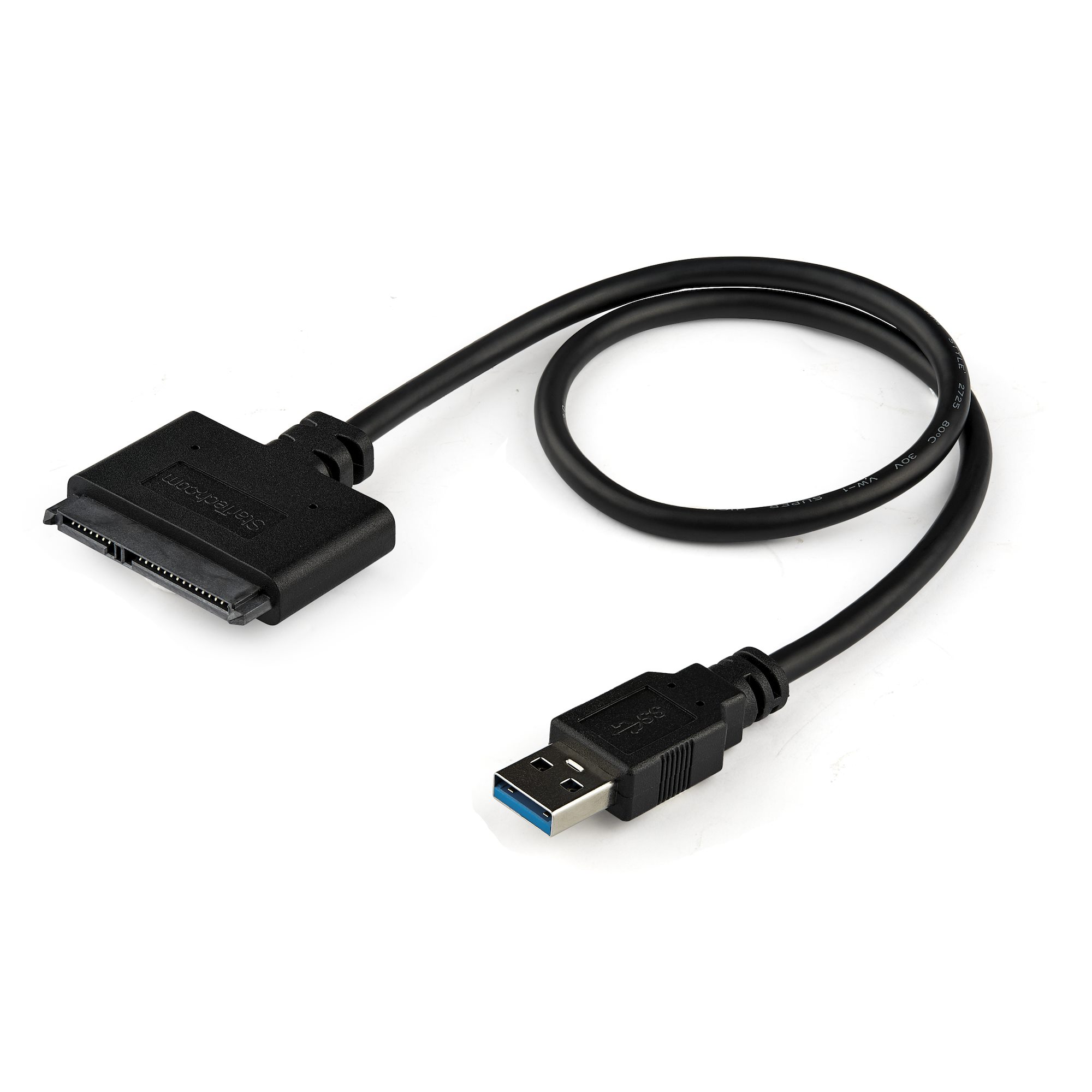 Startech SATA to USB Cable - USB 3.0 to 2.5" SATA III Hard Drive Adapter - External Converter for SSD/HDD Data Transfer (USB3S2SAT3CB) - Storage controller - 2.5" - SATA 6Gb/s - USB 3.0