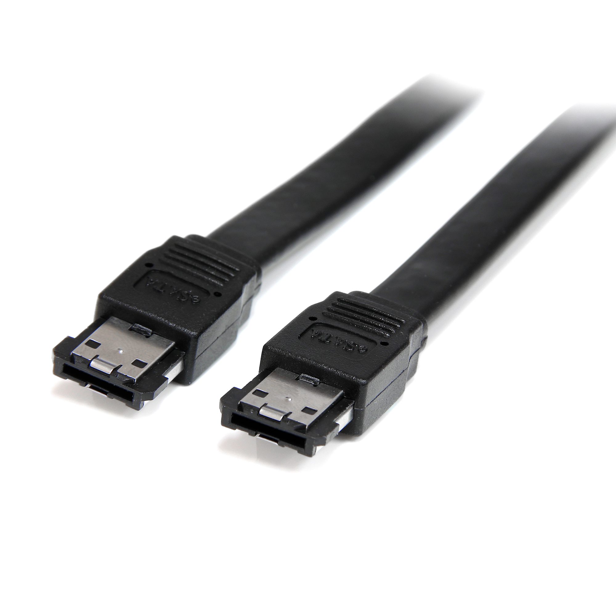 StarTech Shielded External eSATA Cable - eSATA cable - Serial ATA 150 - eSATA (M) to eSATA (M) - 3 ft - black - ESATA3 - eSATA cable - Serial ATA 150 - eSATA (M) to eSATA (M) - 91 cm - black - for P/N: PEXUSB311A1E, S351BMU33ET, S351BMU33ETG, SDOCKU313E,