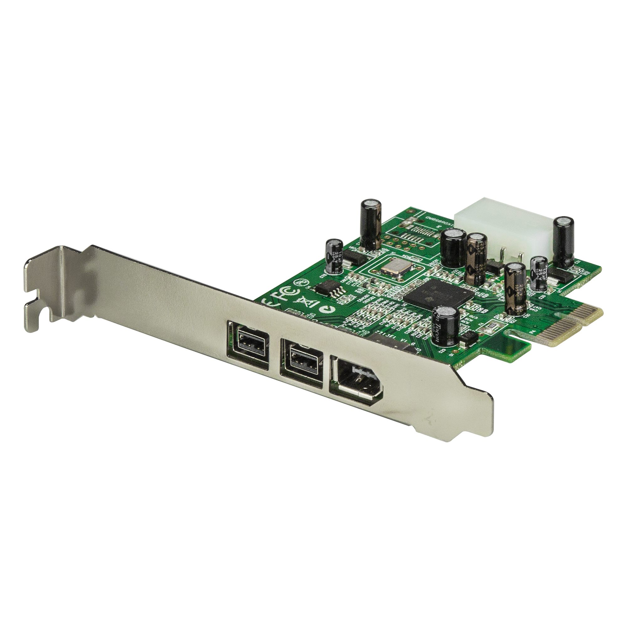 Startech 3 Port 2b 1a 1394 PCI Express FireWire Card Adapter - 1394 FW PCIe FireWire 800 / 400 Card (PEX1394B3) - FireWire adapter - PCI Express x1 - FireWire 800 - 2 ports + 1 x FireWire - for P/N: BNDTB10GI, BNDTB210GSFP, BNDTB310GNDP, BNDTB410GSFP, BND