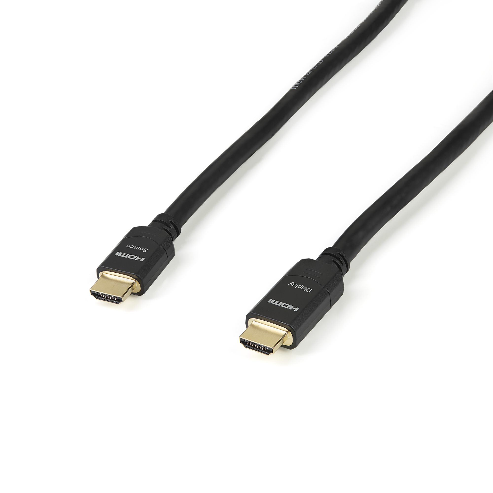 Startech 65 ft (20m) High Speed HDMI Cable - Male to Male - Active - 28AWG - CL2 Rated In-wall Installation - Ultra HD 4K x 2K - Active HDMI Cable (HDMM20MA) - HDMI cable - HDMI male to HDMI male - 20 m - double shielded - black