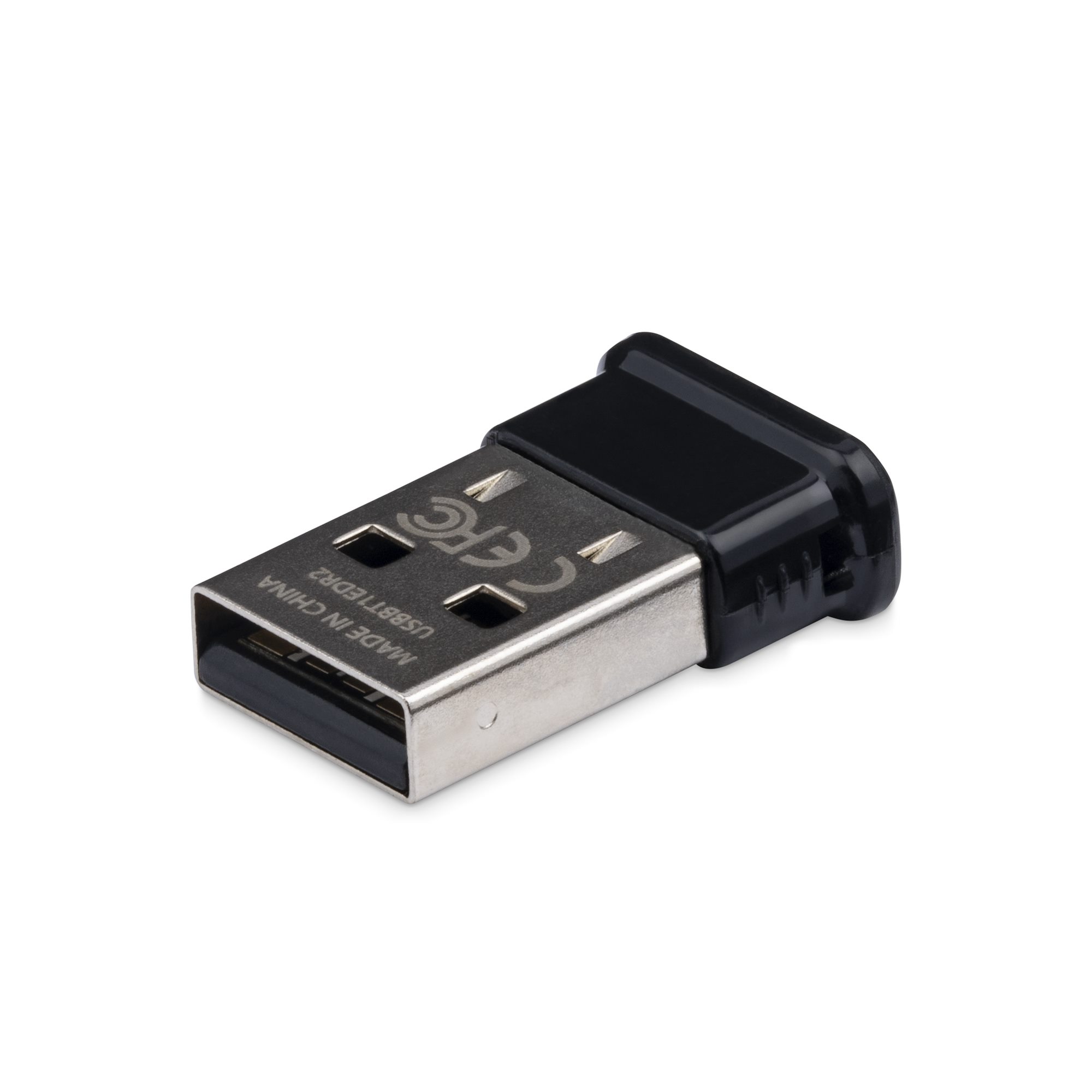 Startech Bluetooth Adapter - Mini USB Adapter - Bluetooth 2.1 - Class 1 EDR - Bluetooth Receiver (USBBT1EDR2) - Network adapter - USB - Bluetooth 2.1 EDR - Class 1 - black
