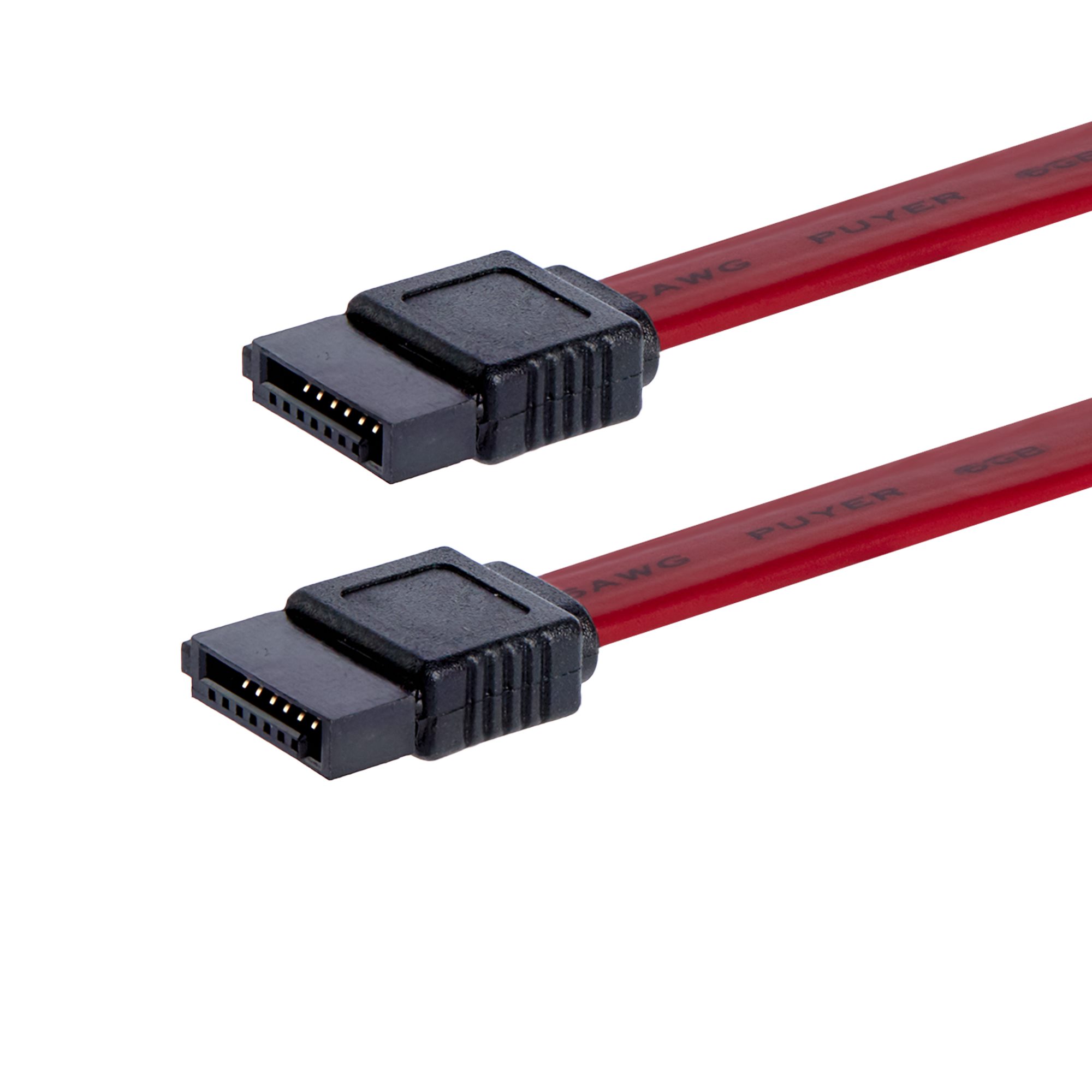 StarTech 12in SATA Serial ATA Cable - SATA cable - Serial ATA 150/300 - SATA (F) to SATA (F) - 1 ft - red - SATA12 - SATA cable - Serial ATA 150/300 - SATA (F) to SATA (F) - 30.5 cm - red - for P/N: 10P6G-PCIE-SATA-CARD, 2P6G-PCIE-SATA-CARD, 4P6G-PCIE-SAT