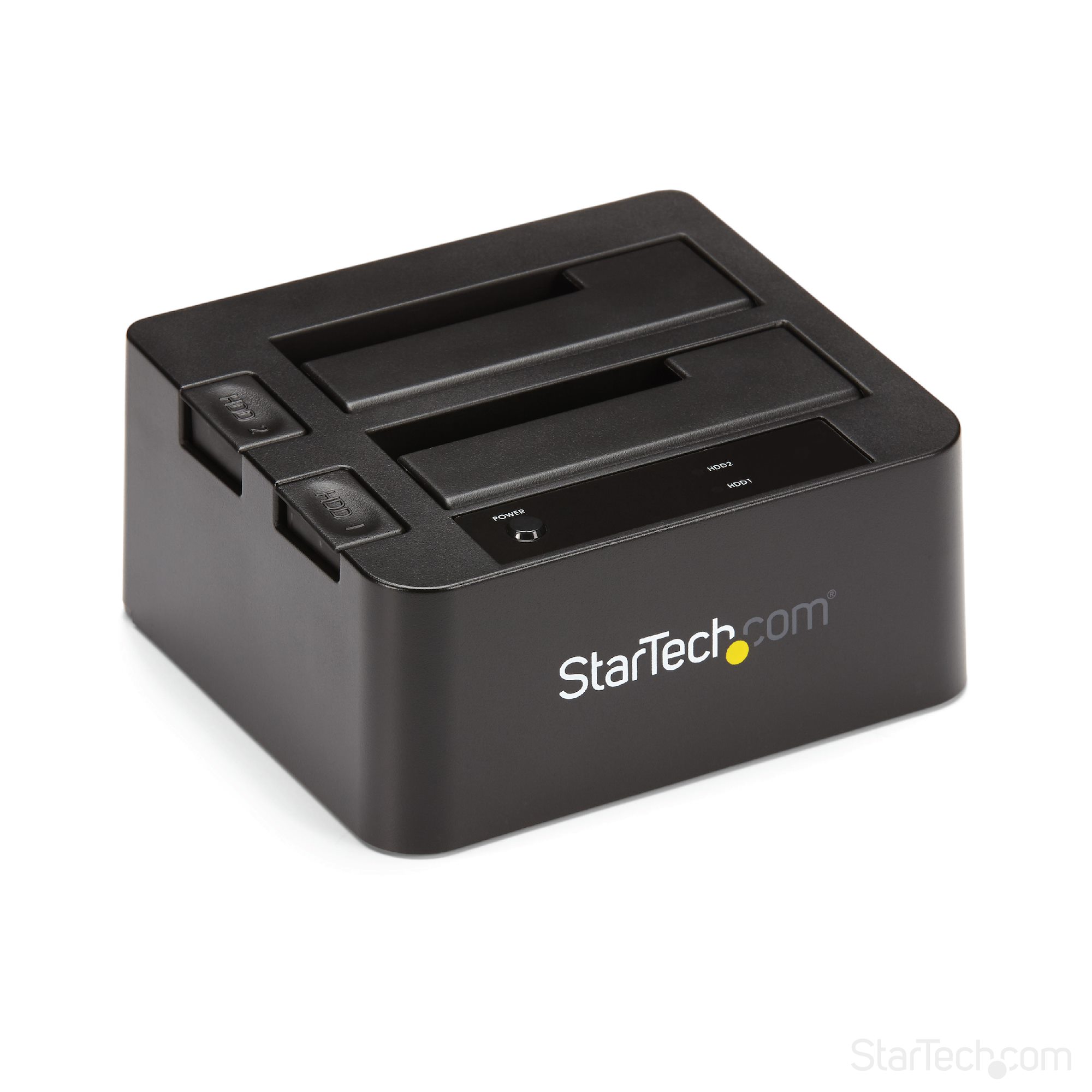 Startech Dual-Bay USB 3.1 to SATA Hard Drive Docking Station, USB 3.1 (10 Gbps) Hard Drive Dock, External 2.53.5 SATA IIIIII, SSDHDD Docking Station, Hot-Swap Hard Drive Bay - Top-Loading - Storage controller - 2.5", 3.5" - USB 3.1 (Gen 2) - black